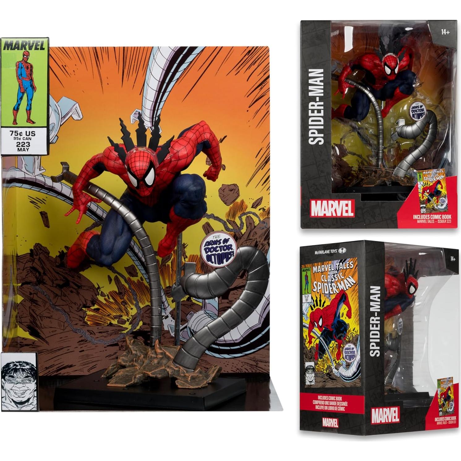 Figura Coleccionable Spider-Man 1:6 McFarlane Toys con Escena