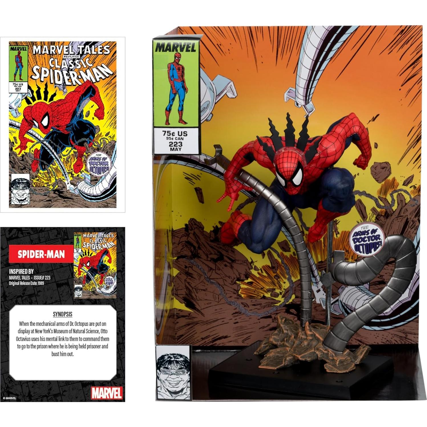 Figura Coleccionable Spider-Man 1:6 McFarlane Toys con Escena