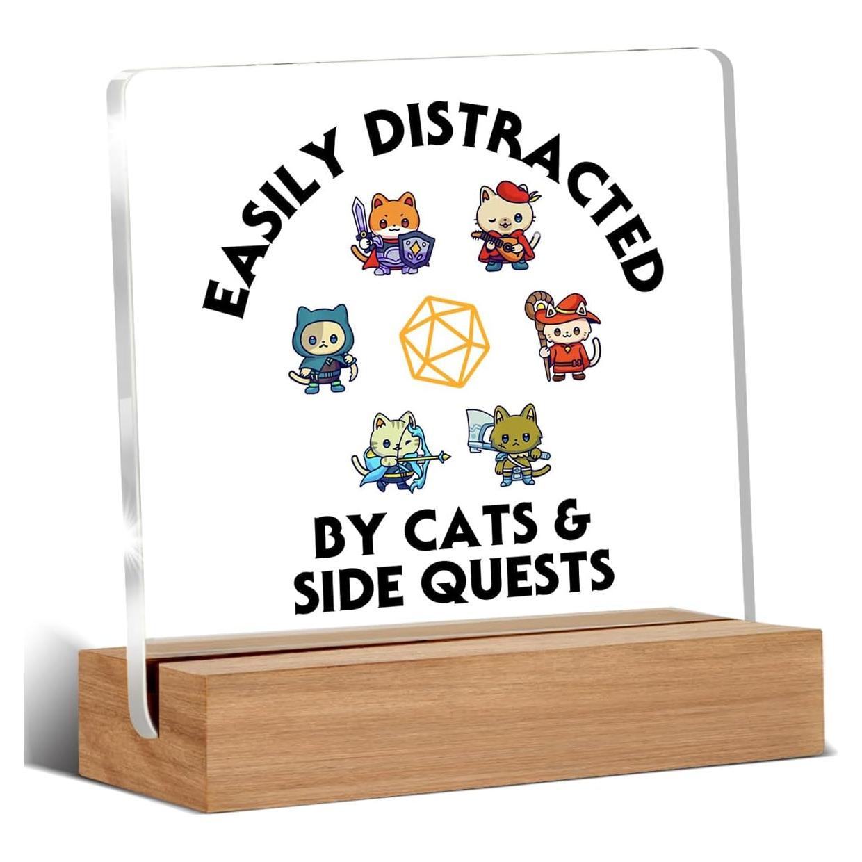 Cartel Decorativo DND WEZADUK 10.16 cm Acrílico y Madera