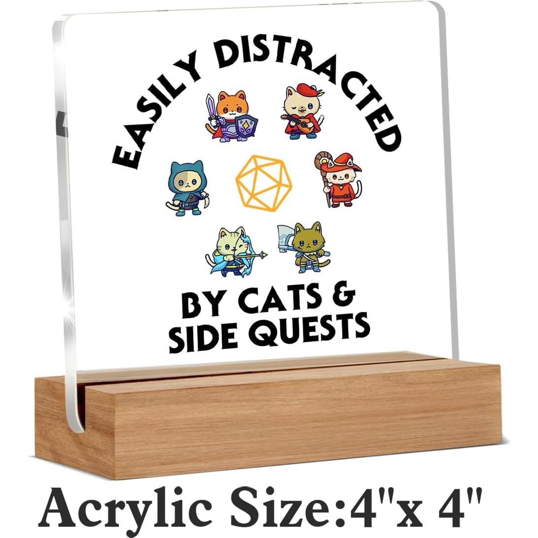 Cartel Decorativo DND WEZADUK 10.16 cm Acrílico y Madera