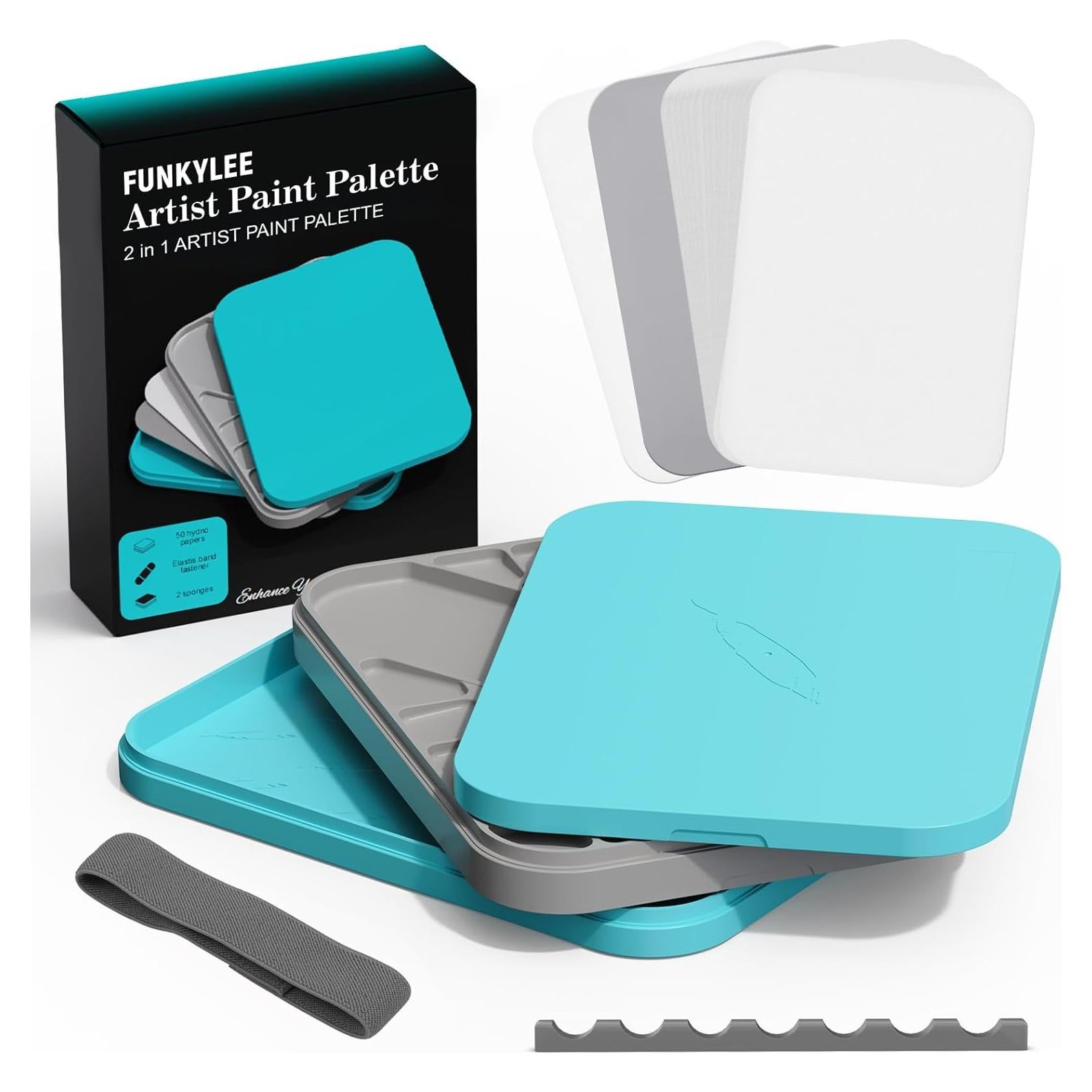 Paleta Húmeda para Pintura de Miniaturas FUNKYLEE TSB-WHITE