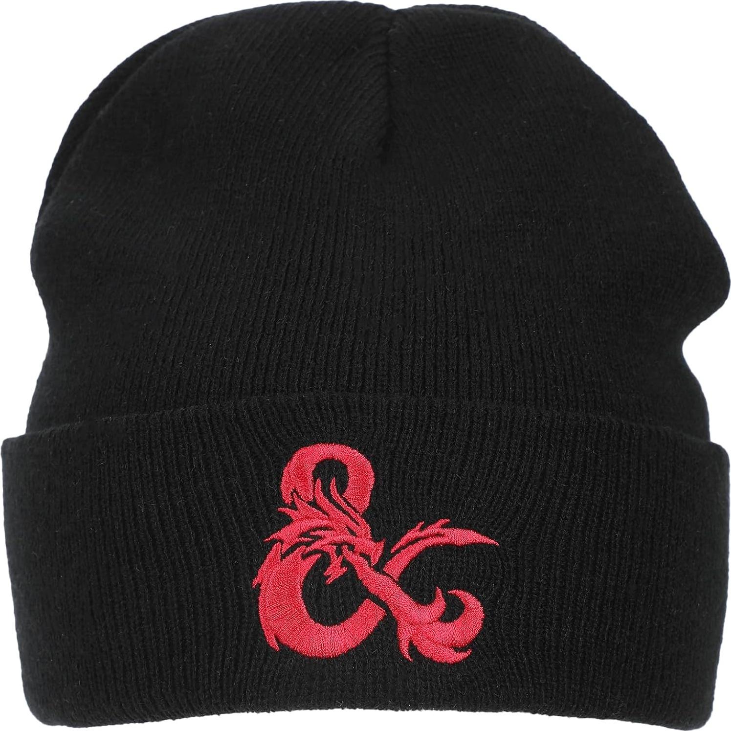 Gorro de Acrílico Negro Bordado Dungeons & Dragons Ampersand
