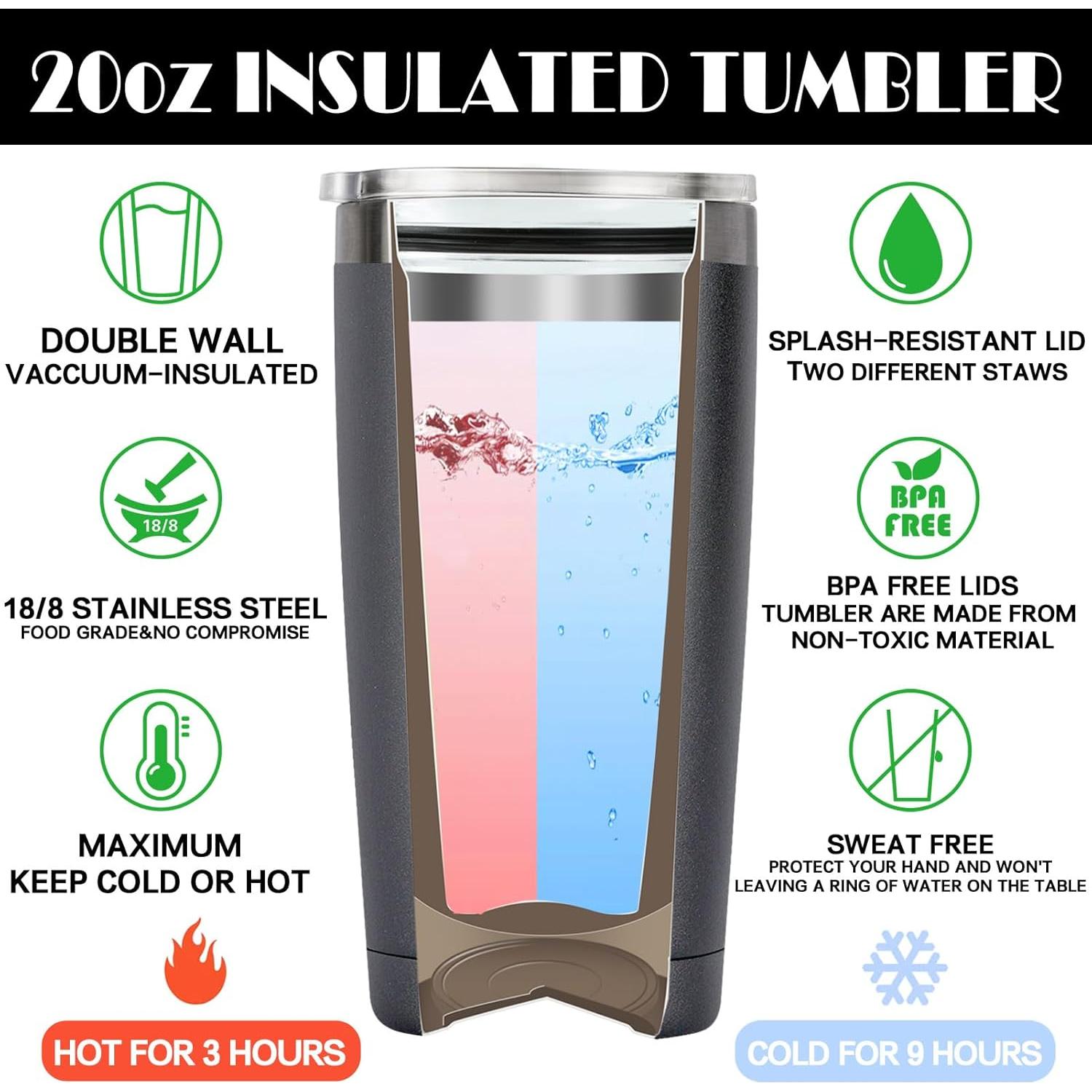 Taza DND Loecuxe 20 oz Negra Aislada para Regalos