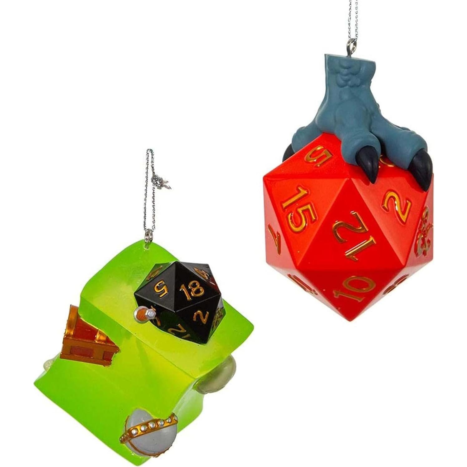 Set de 2 Dados y Cubo Gelatinoso Dungeons and Dragons Kurt Adler