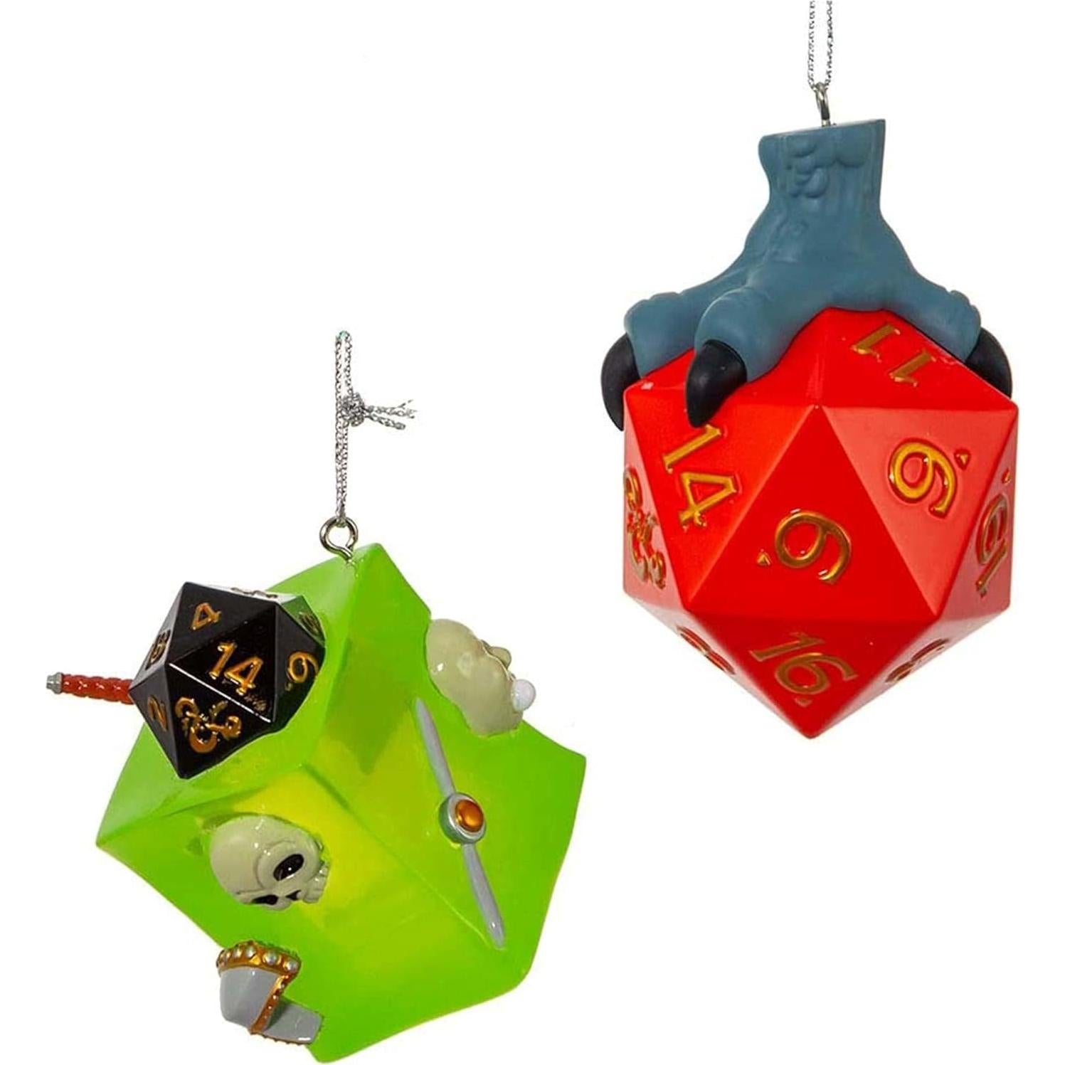 Set de 2 Dados y Cubo Gelatinoso Dungeons and Dragons Kurt Adler