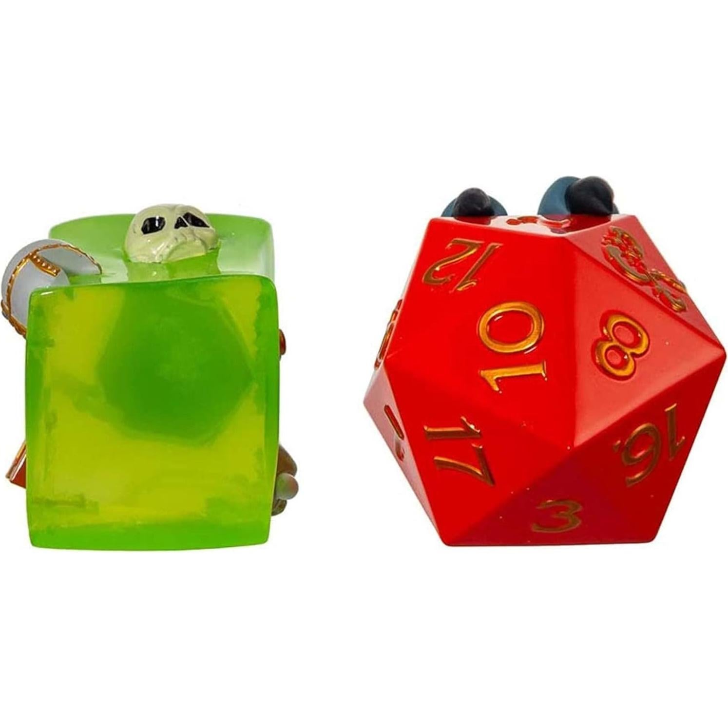 Set de 2 Dados y Cubo Gelatinoso Dungeons and Dragons Kurt Adler
