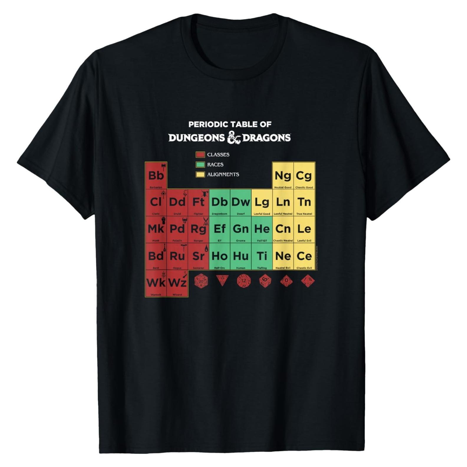 Camiseta Oficial Dungeons & Dragons 50 Aniversario - Hombres