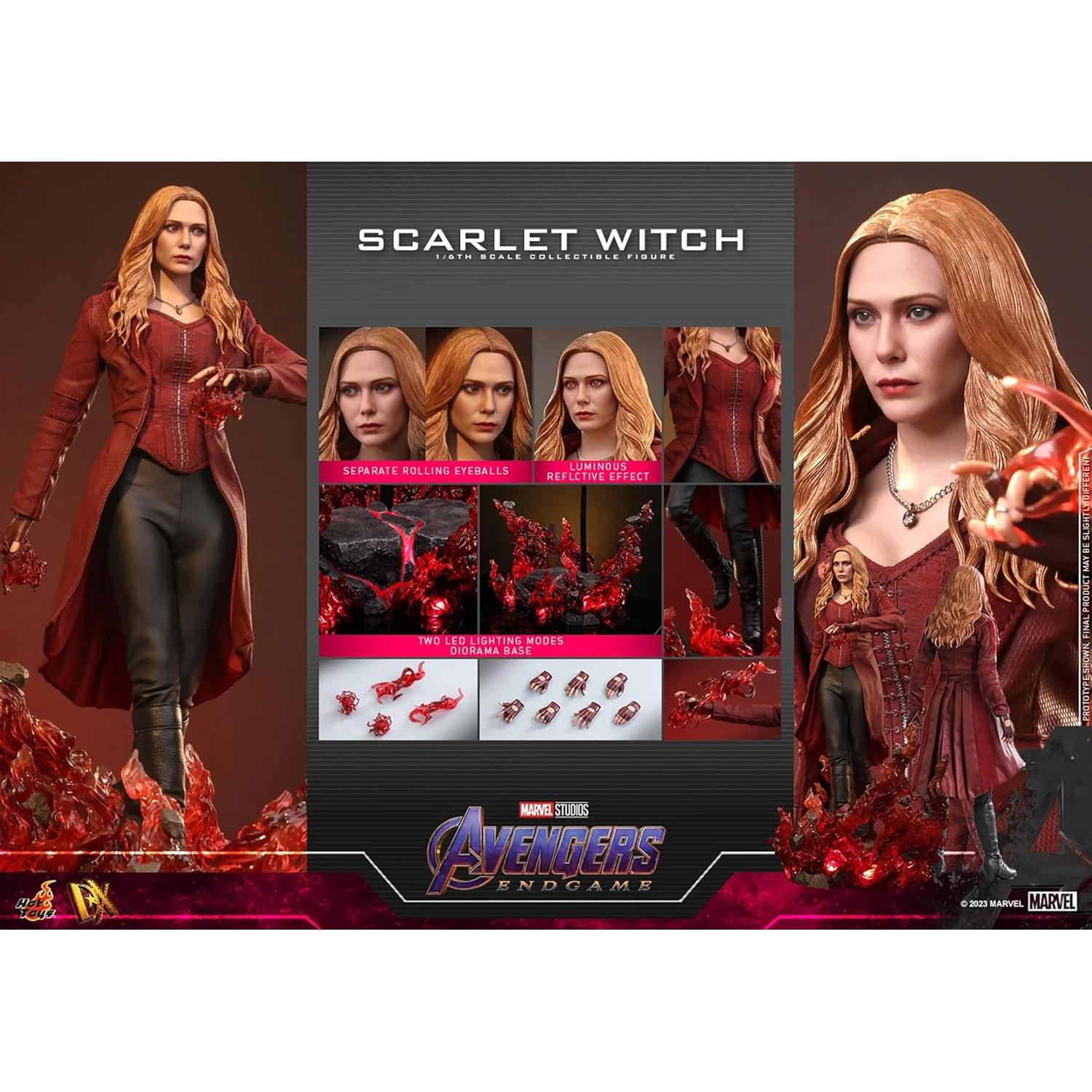 Figura de acción Hot Toys Scarlet Witch 28 cm Marvel