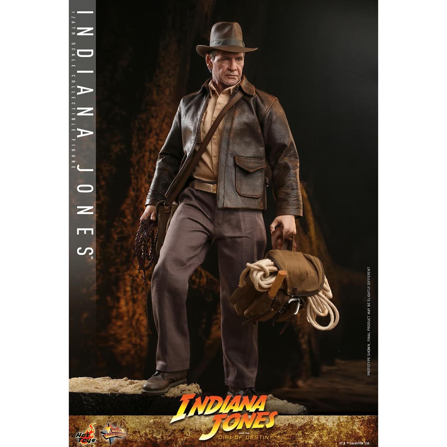 Figura de acción Indiana Jones Hot Toys 30 cm con accesorios