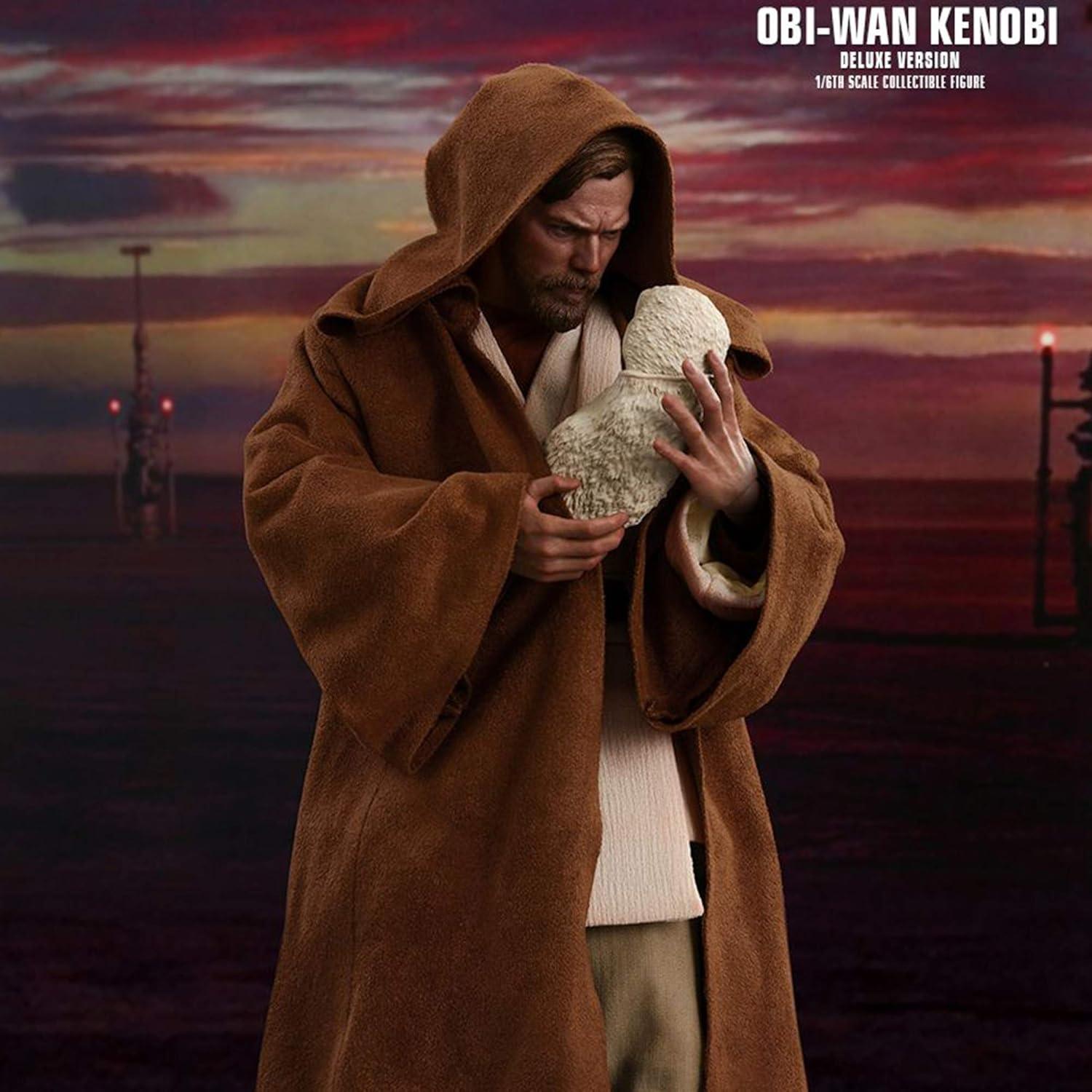 Figura Coleccionable Obi-Wan Kenobi Deluxe Hot Toys 30.48 cm