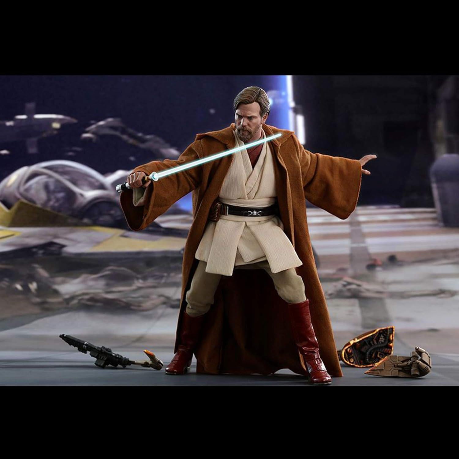 Figura Coleccionable Obi-Wan Kenobi Deluxe Hot Toys 30.48 cm