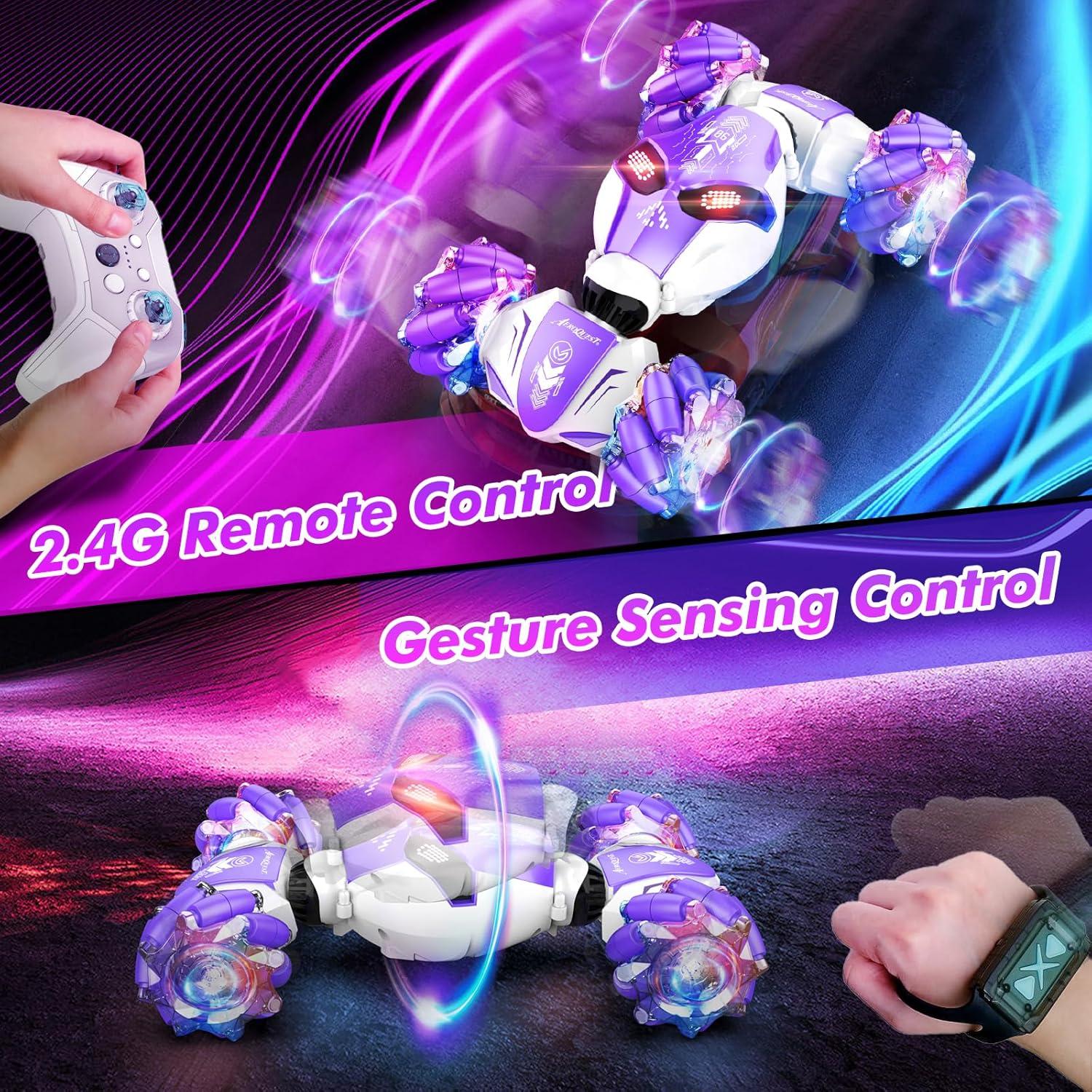 Coche Acrobático RC 4WD Wei Sheng Da con Detección de Gestos