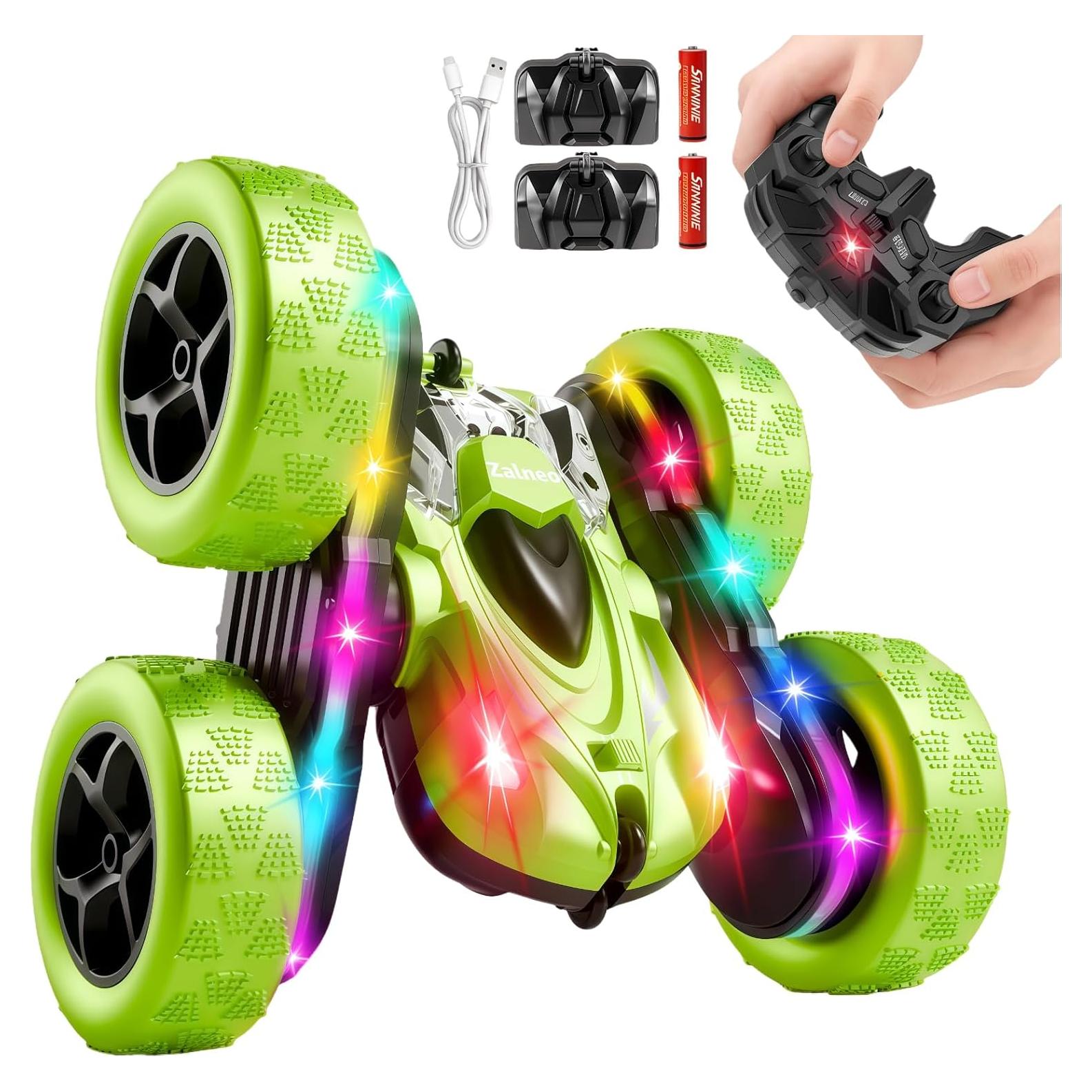 Coche Acrobático RC Zalneo Z1 4WD 360° Doble Lado LED USB-C