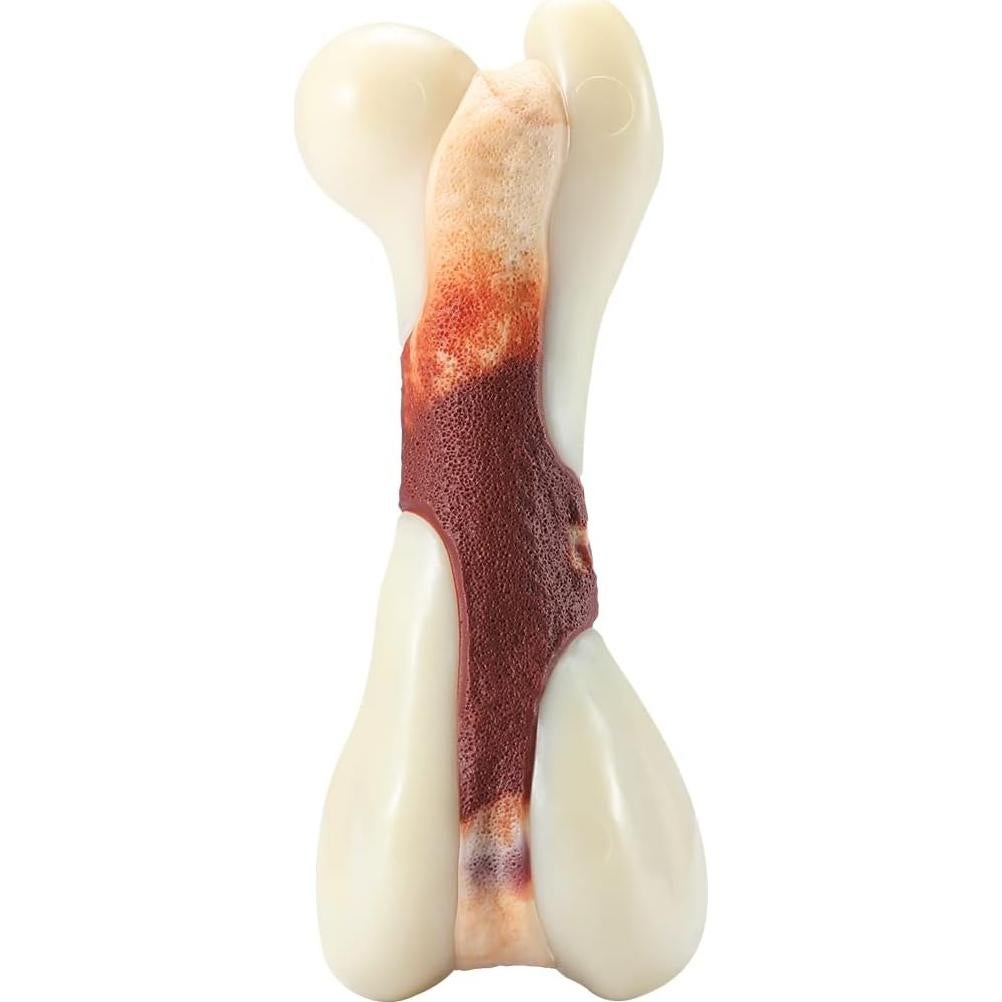 Juguete de Masticar Indestructible Tikaton para Perros - Carne de Res