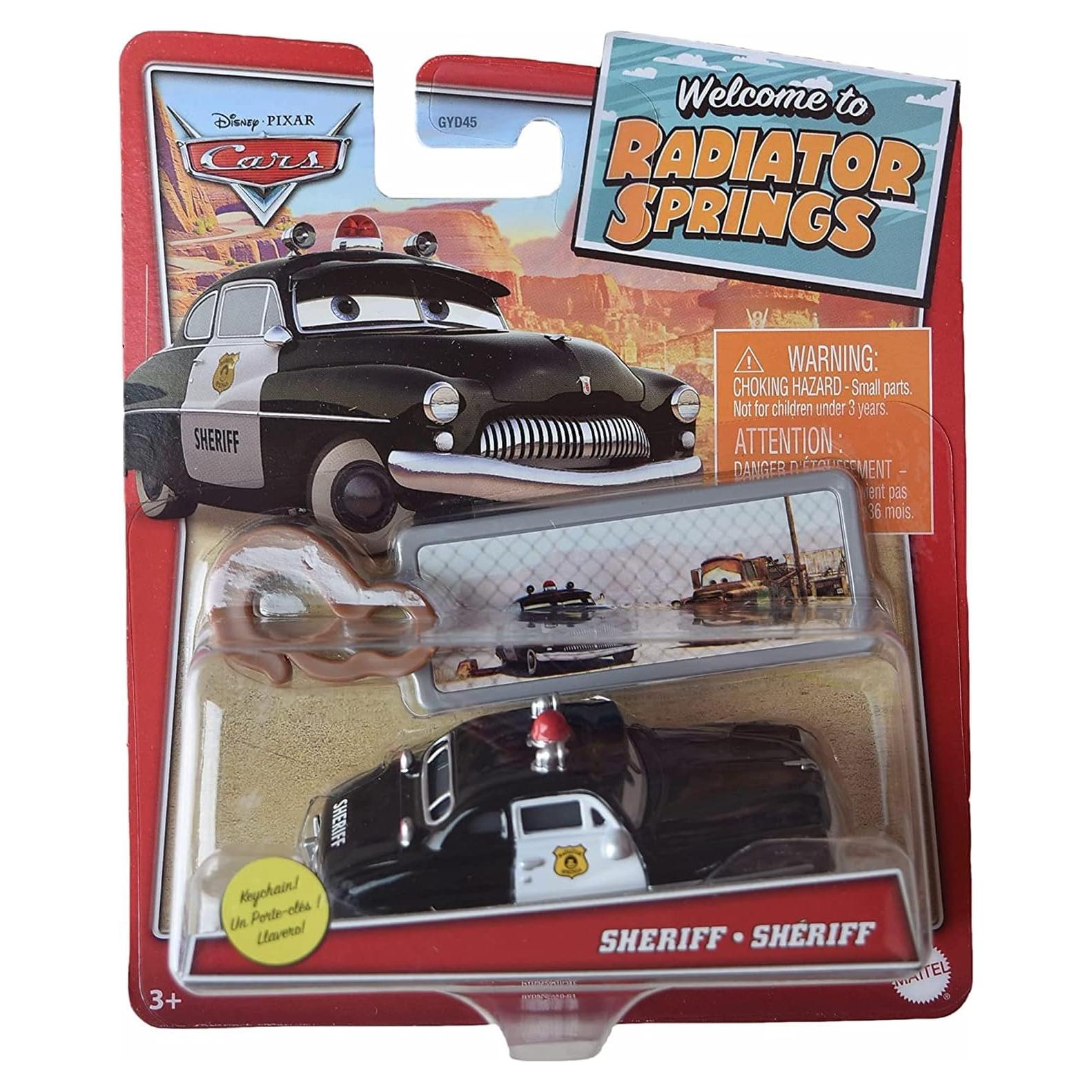 Llavero Disney Pixar Cars Sheriff - Radiator Springs - Niños