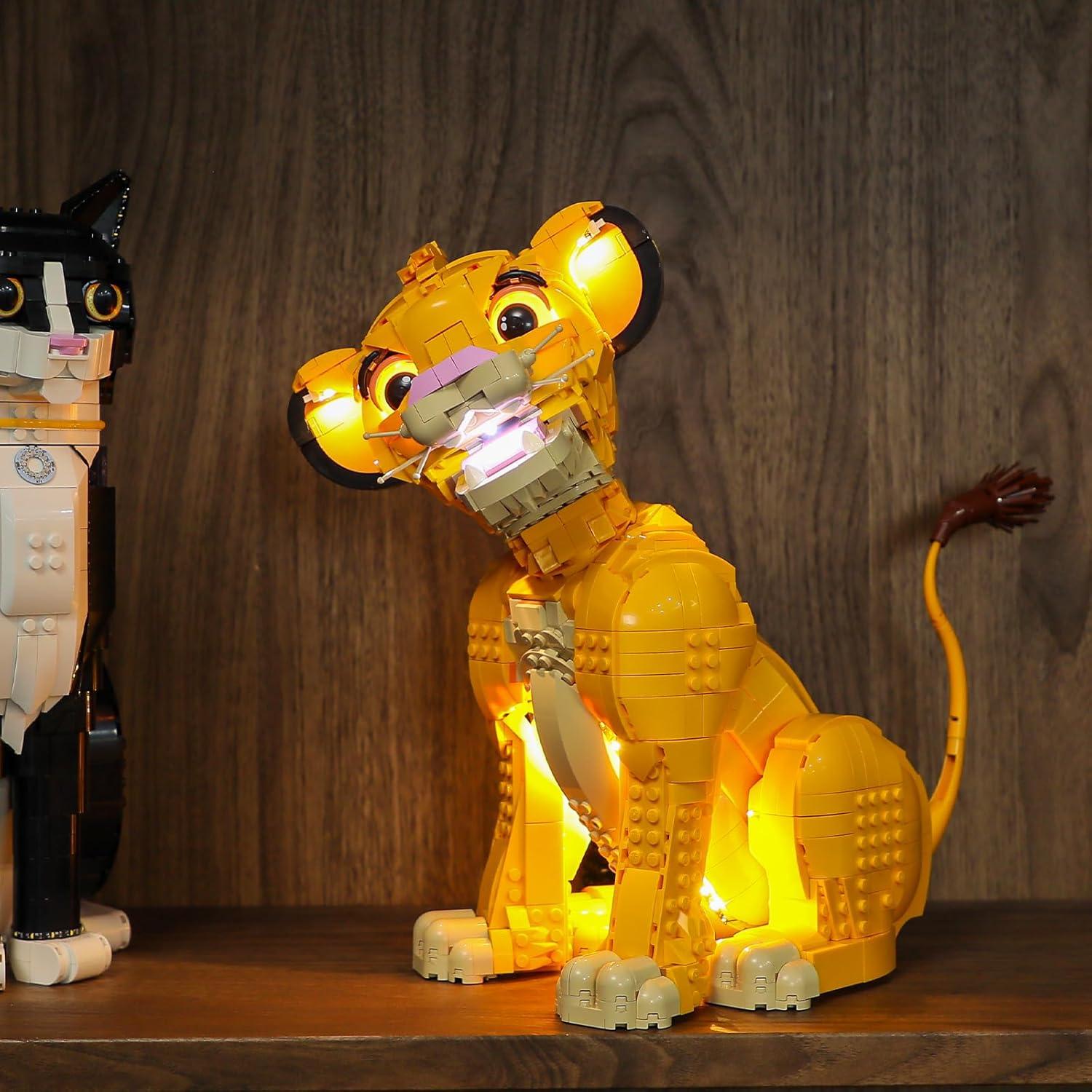 Kit de Luz LED BRIKSMAX para Lego 43247 Simba El Rey León