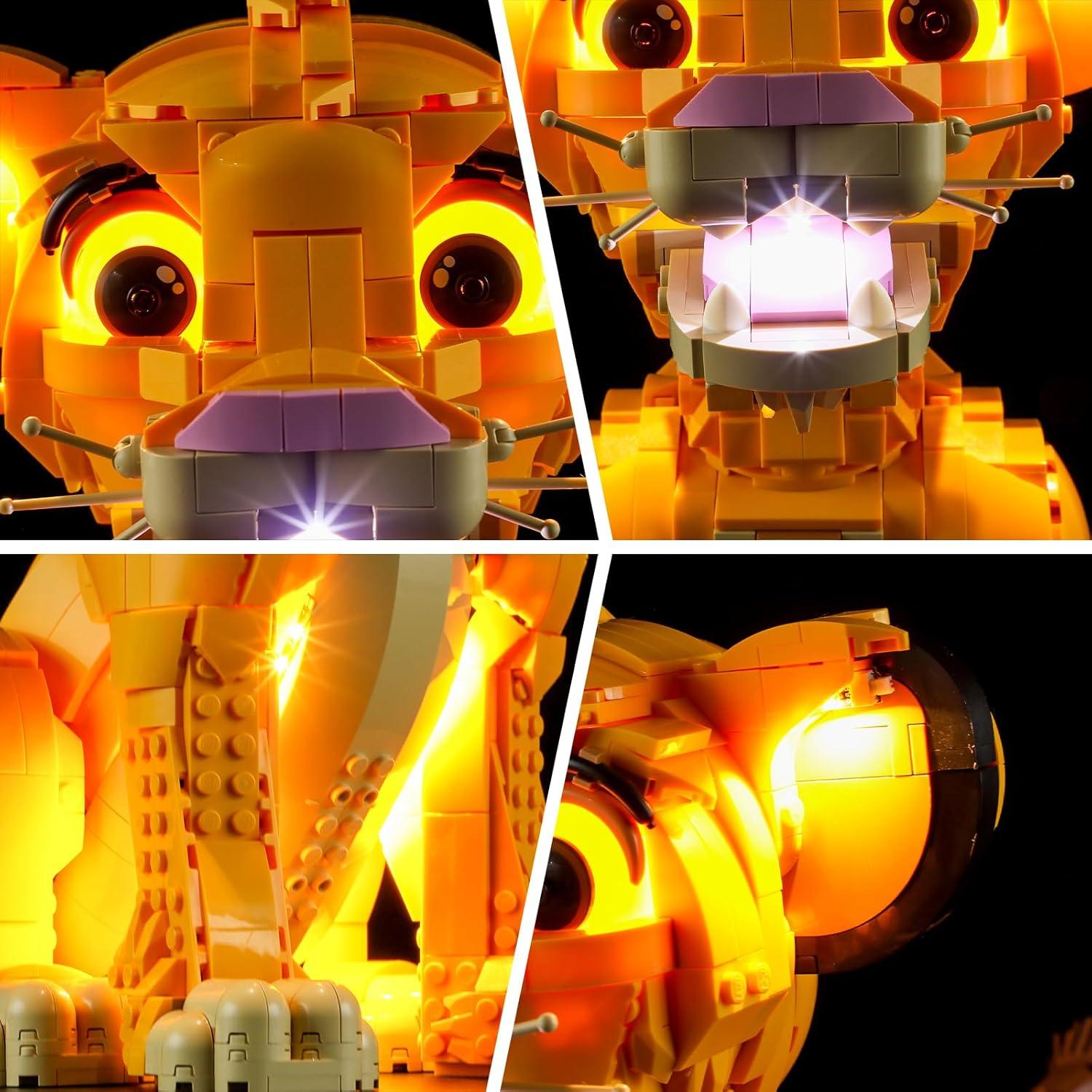 Kit de Luz LED BRIKSMAX para Lego 43247 Simba El Rey León