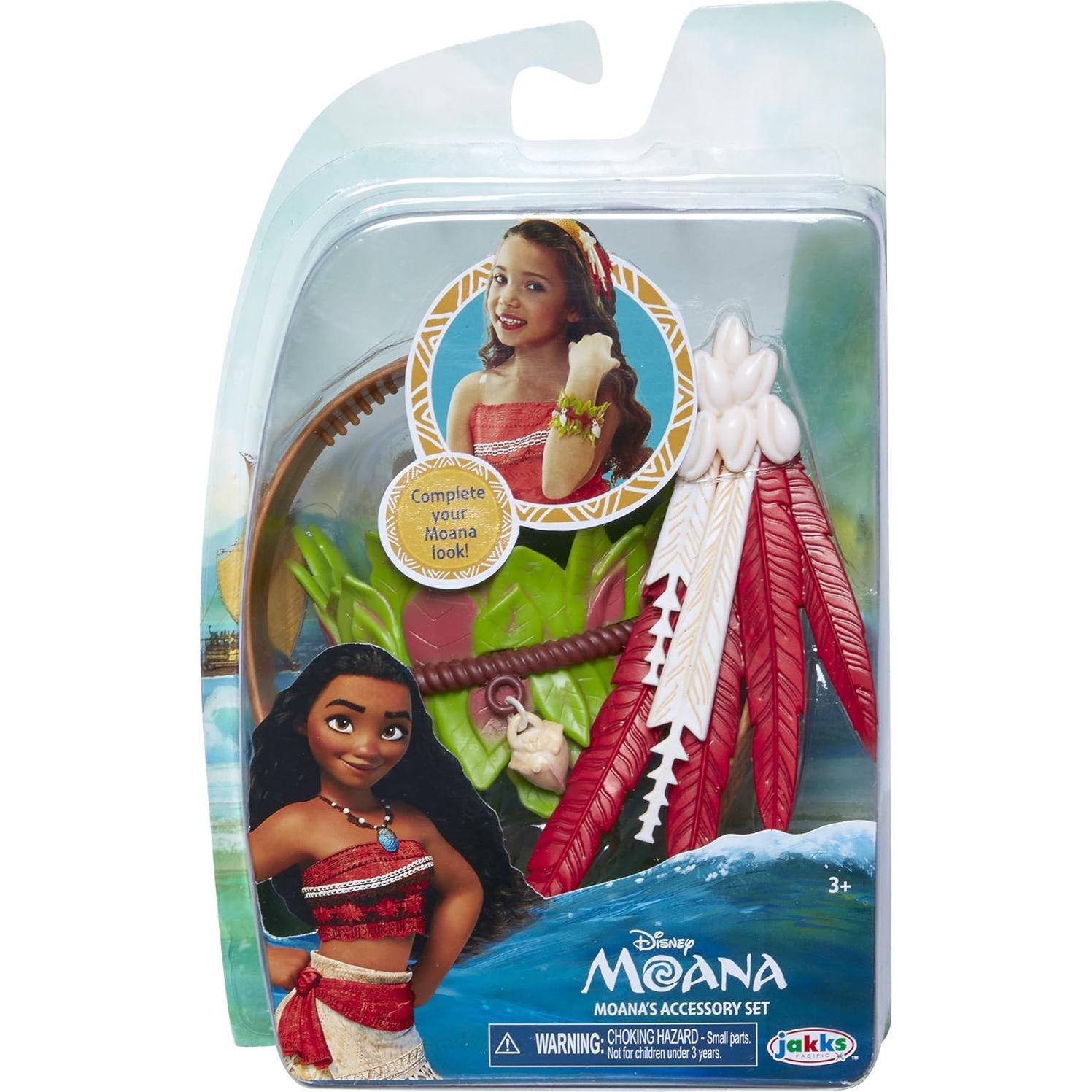 Conjunto de Accesorios Moana Disney - Diadema y Pulsera/Tobillo