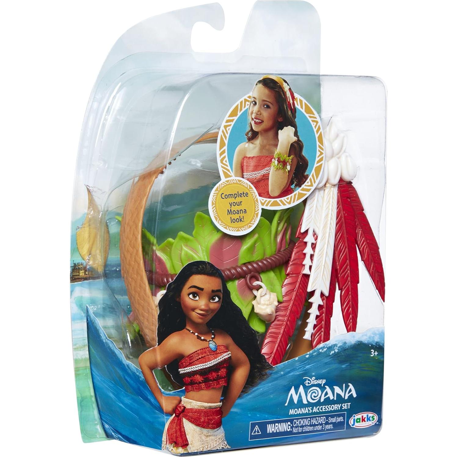 Conjunto de Accesorios Moana Disney - Diadema y Pulsera/Tobillo