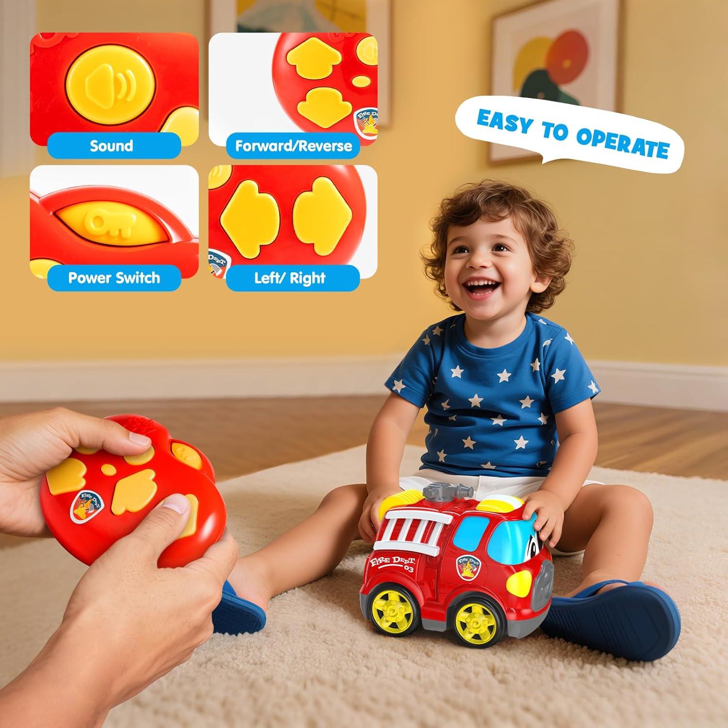 Coche de Control Remoto Bomberos SHANTOU 0.72 kg Luces Sonidos