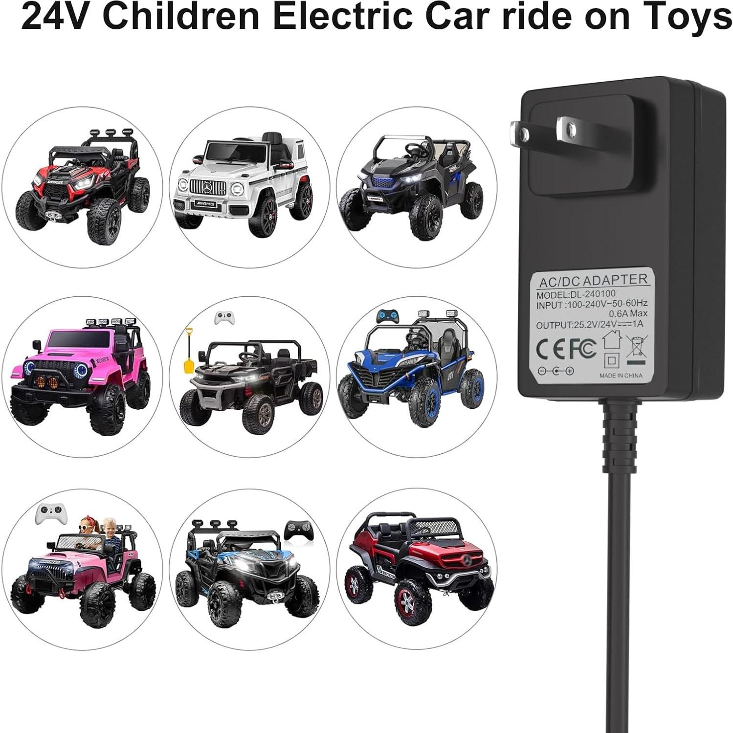 Cargador 24V para Coches Eléctricos Kid Trax y Disney