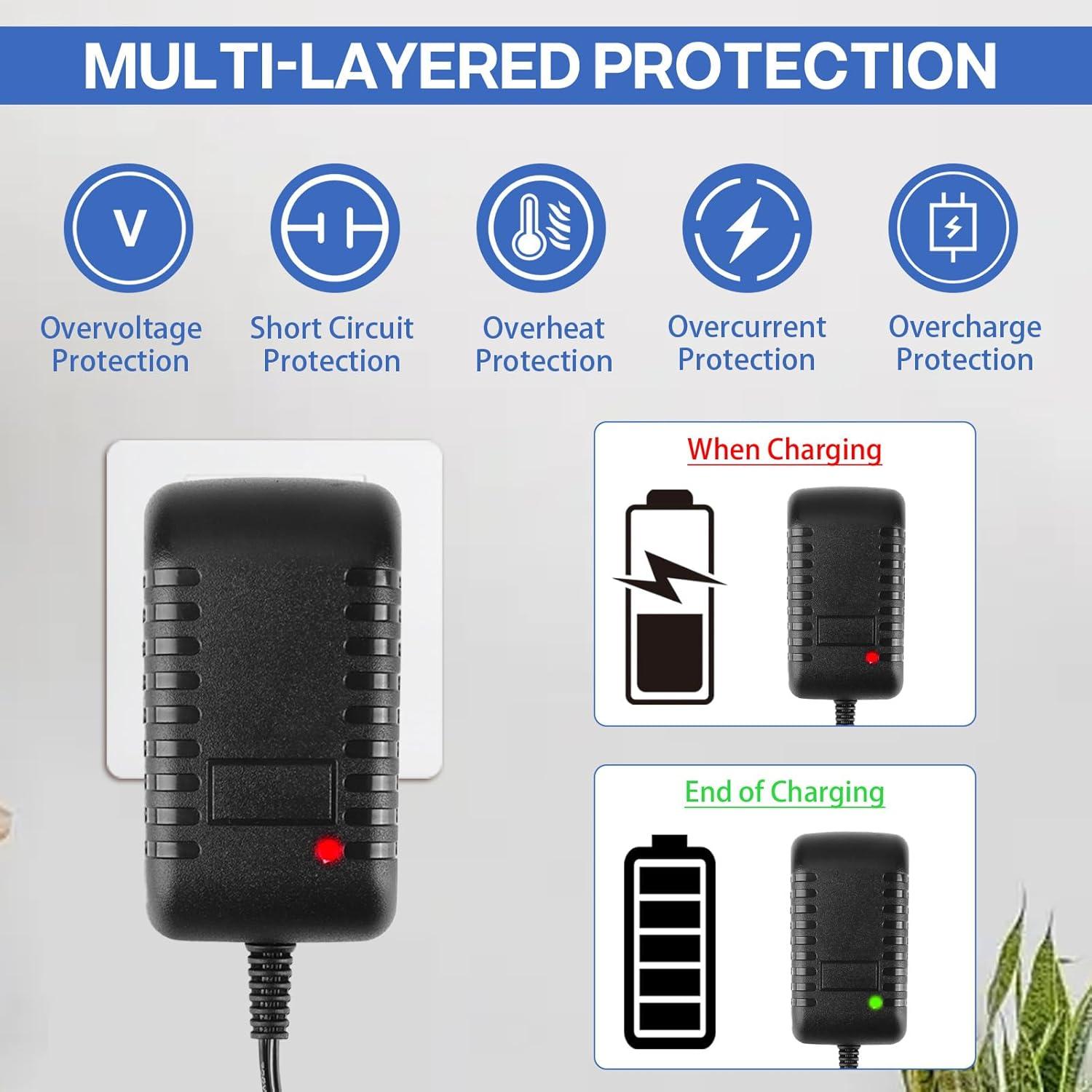 Cargador de Batería 12V Uelkr para Juguetes Eléctricos