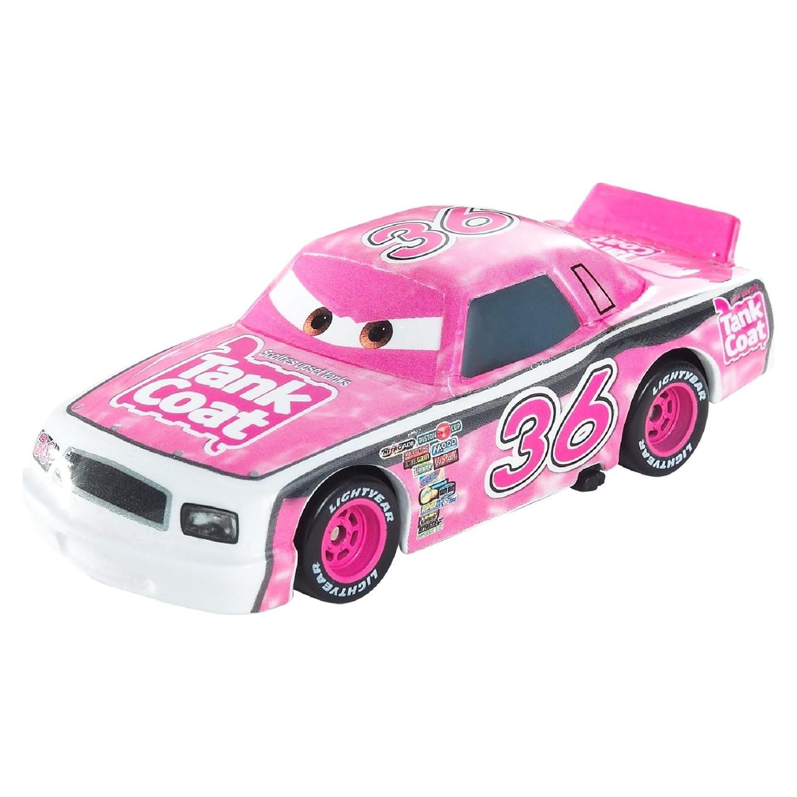 Vehículo Diecast Disney Pixar Cars - Tank Coat #36 - 1:55