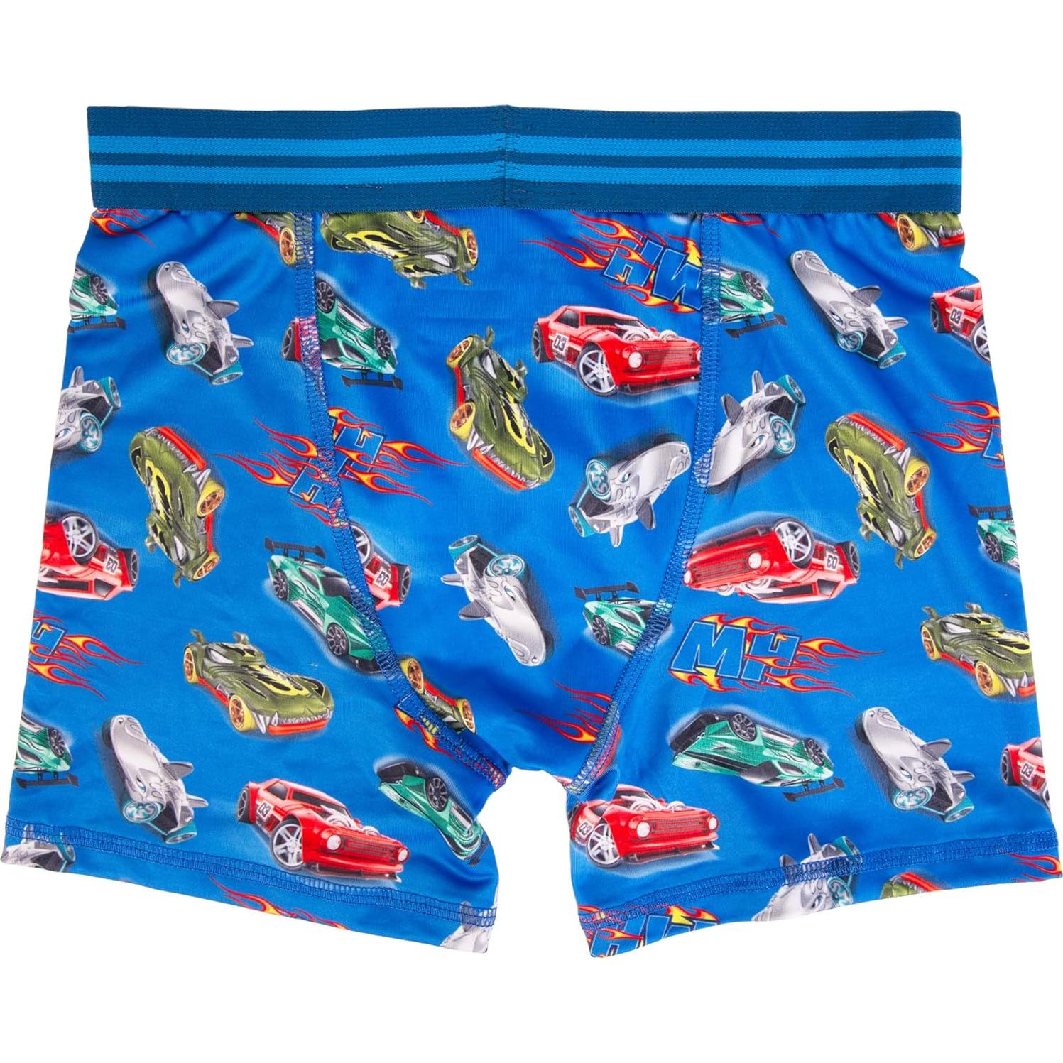 Boxers y calzoncillos Hot Wheels para niños 100% algodón y poliéster