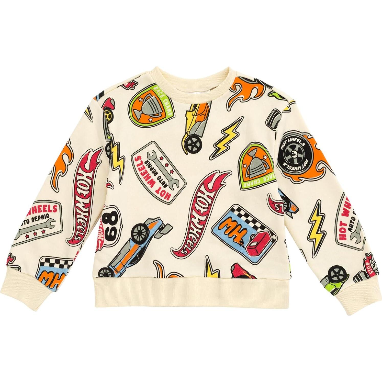 Conjunto Sudadera Forro Polar y Jogger Hot Wheels Niños 2T-12