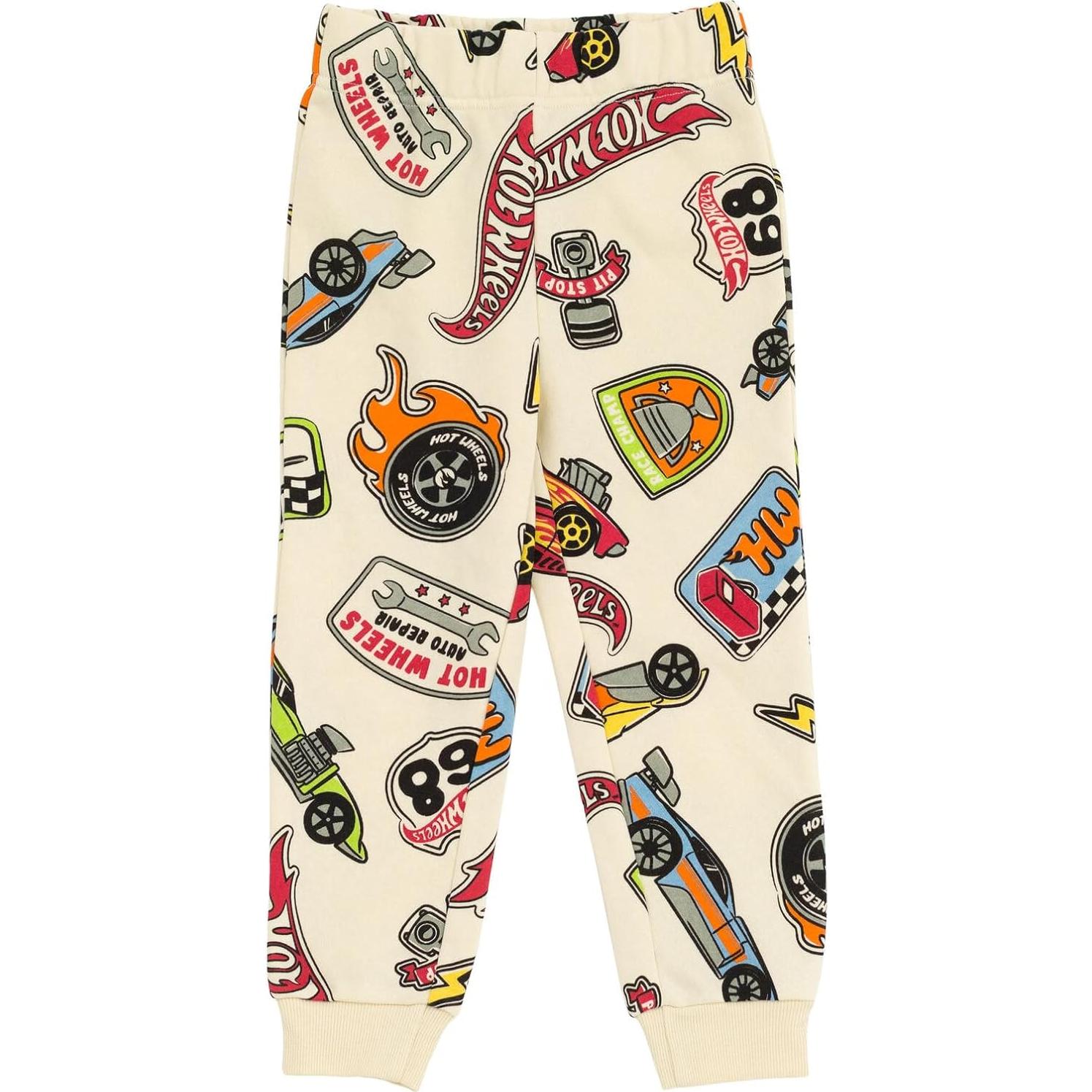 Conjunto Sudadera Forro Polar y Jogger Hot Wheels Niños 2T-12