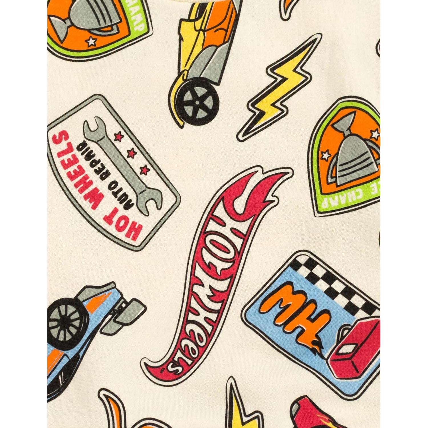 Conjunto Sudadera Forro Polar y Jogger Hot Wheels Niños 2T-12