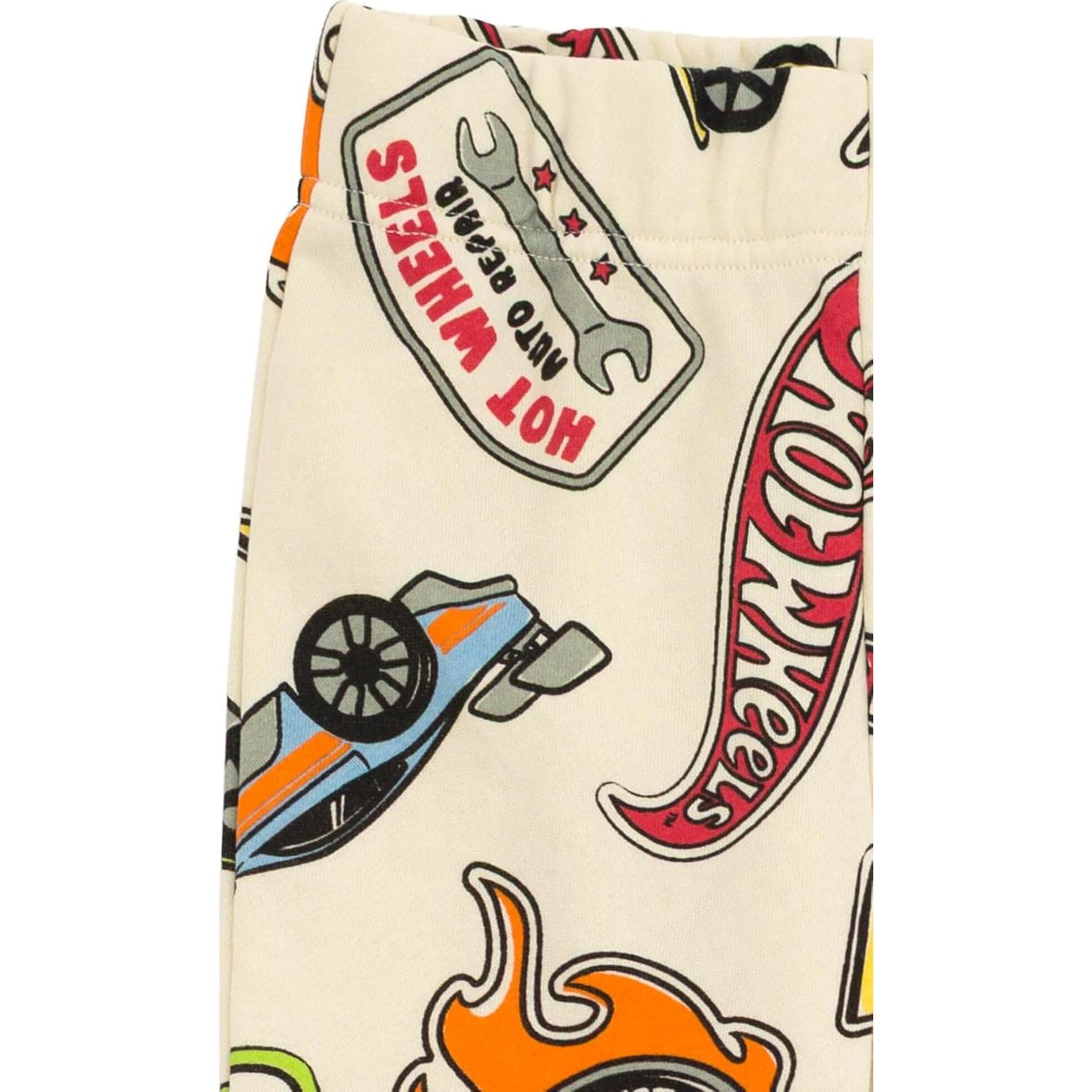 Conjunto Sudadera Forro Polar y Jogger Hot Wheels Niños 2T-12