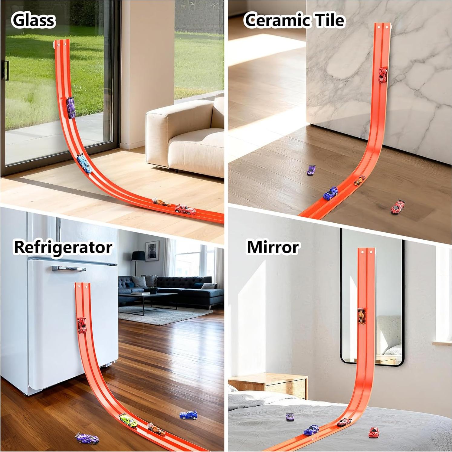 Pista de Carreras Flexible 4.57m con 8 Autos Hot Wheels