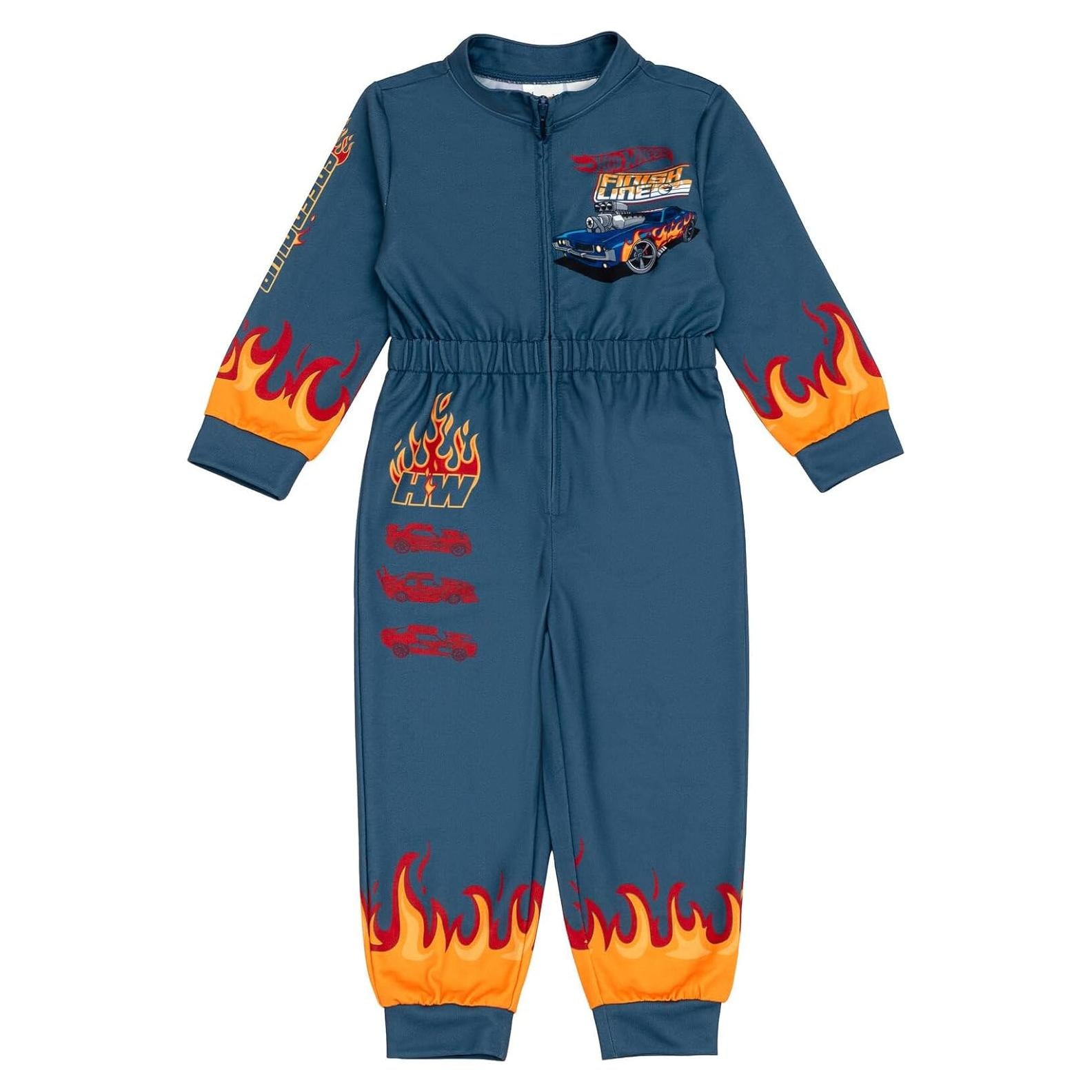 Mono de Carreras Hot Wheels para Niños 7-8 Años Gris