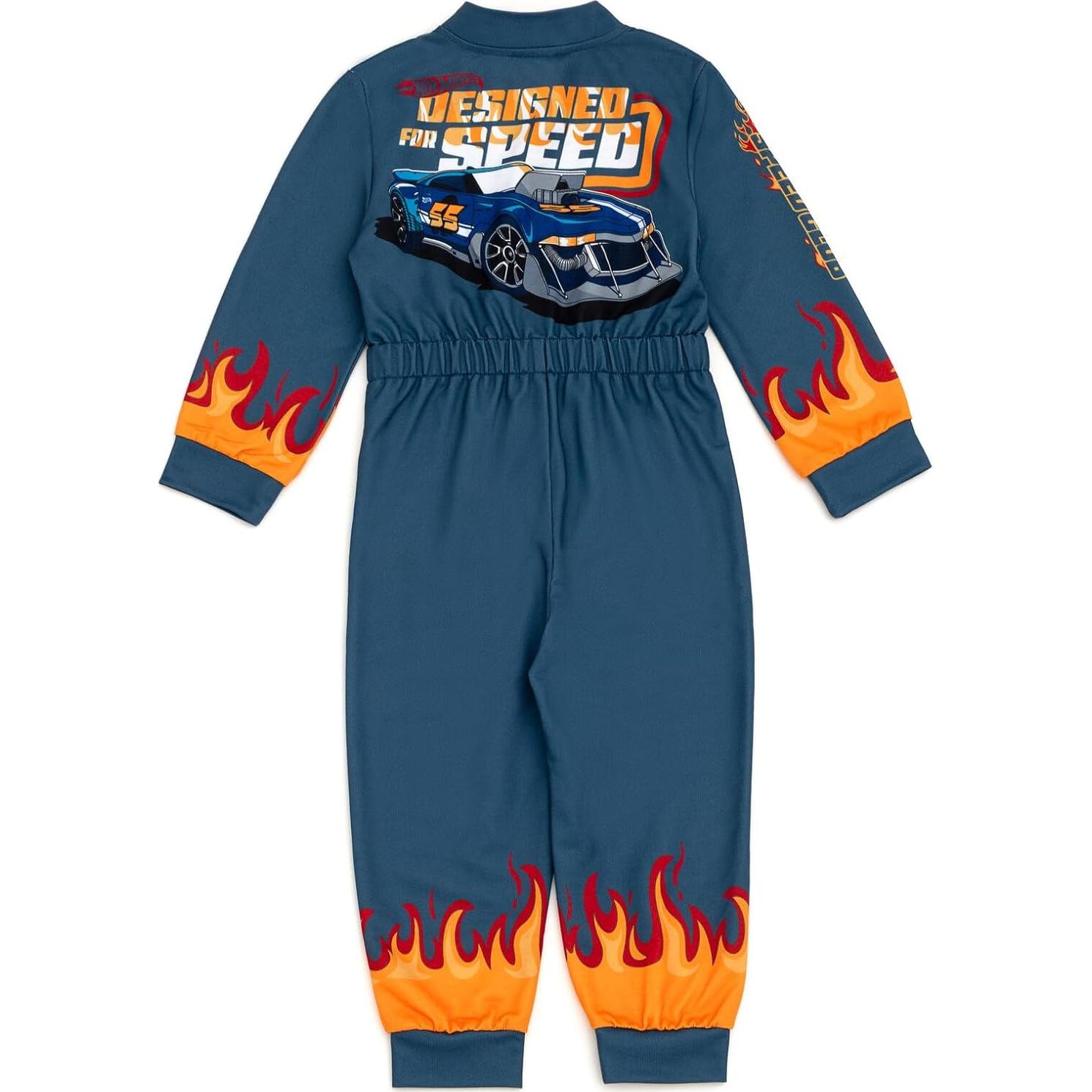 Mono de Carreras Hot Wheels para Niños 7-8 Años Gris