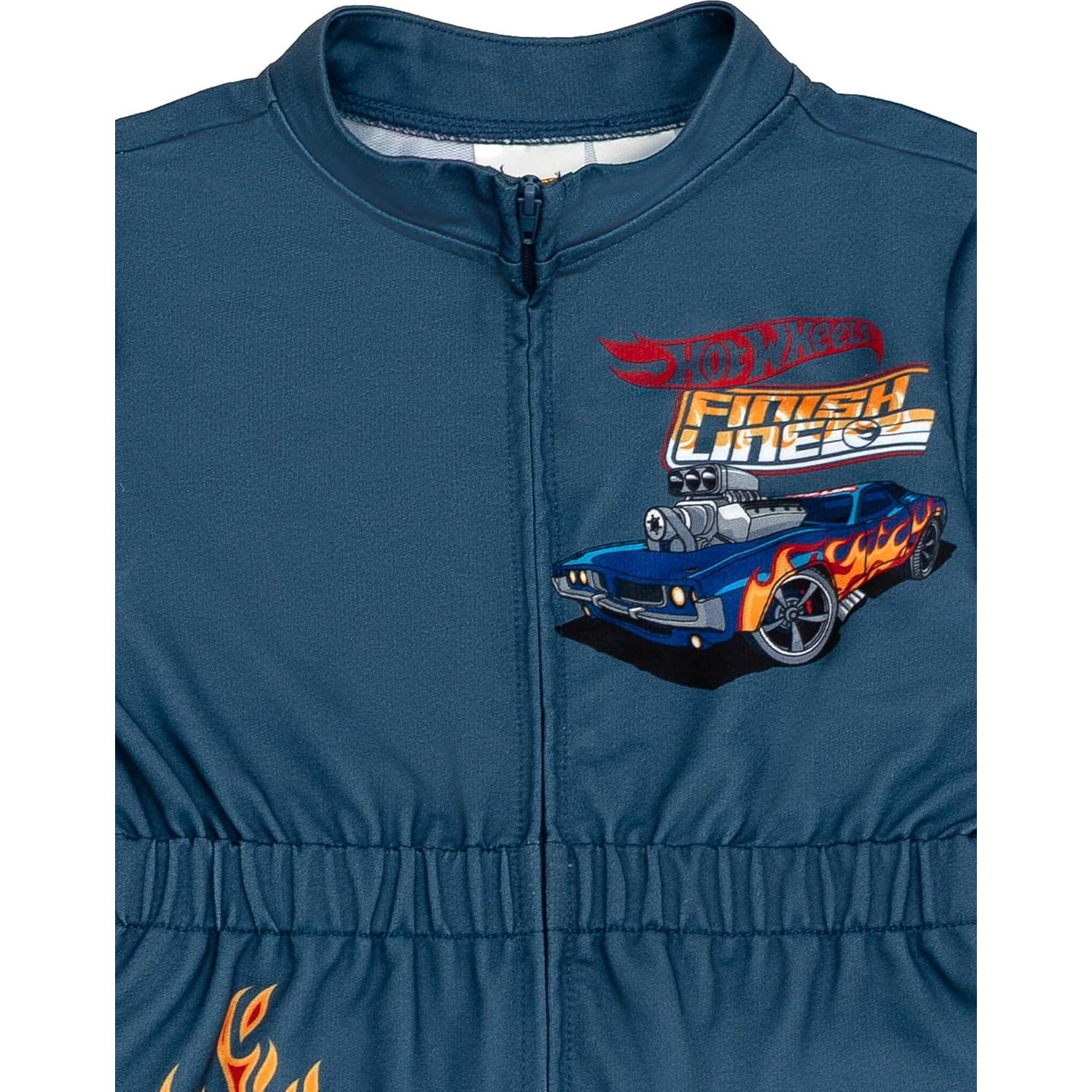 Mono de Carreras Hot Wheels para Niños 7-8 Años Gris