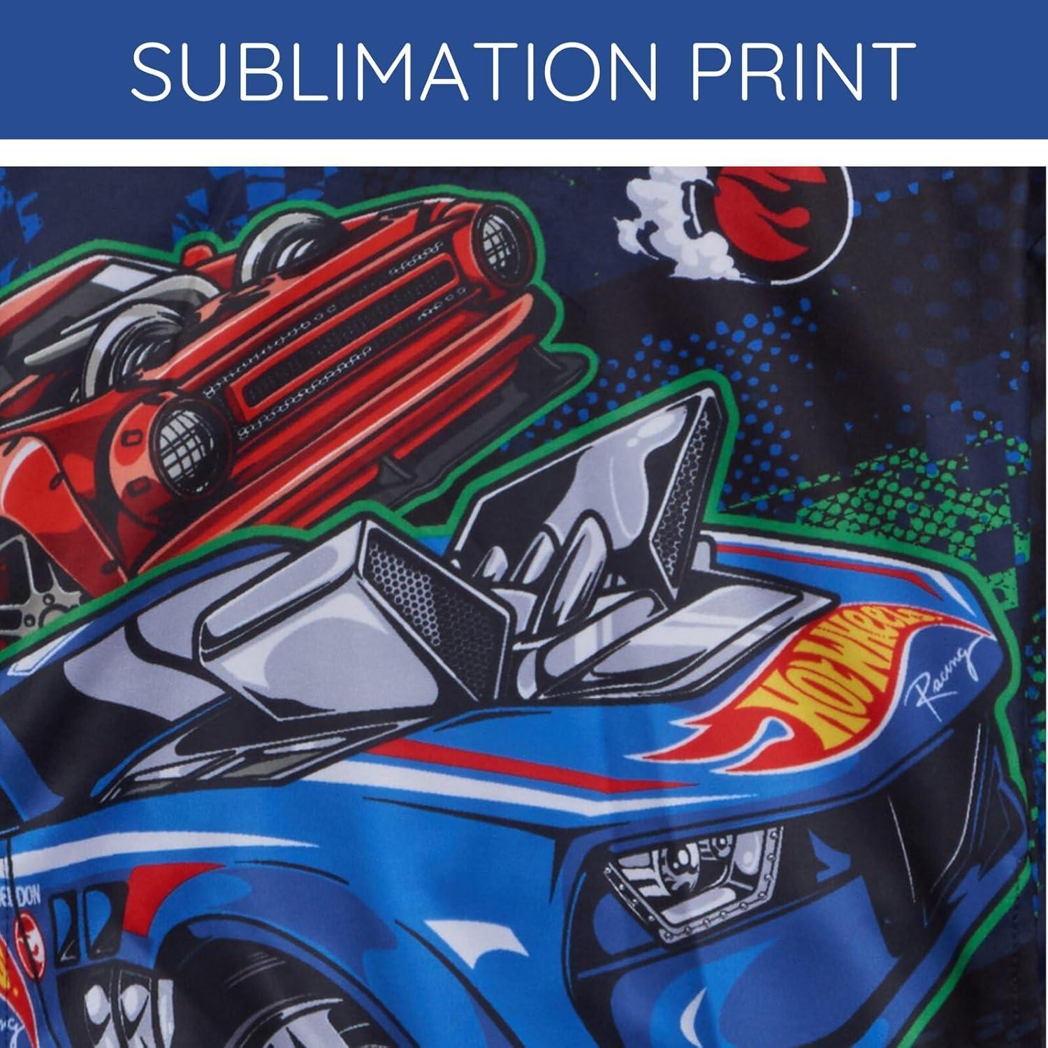 Sudadera con Capucha Hot Wheels para Niños 5T - Forro Polar