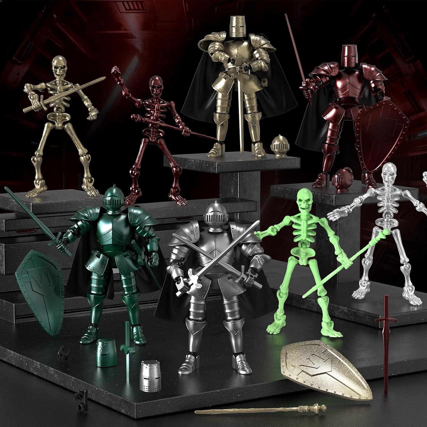 Juego de 8 Figuras de Acción BOZOBO Titan 13 Multiarticuladas