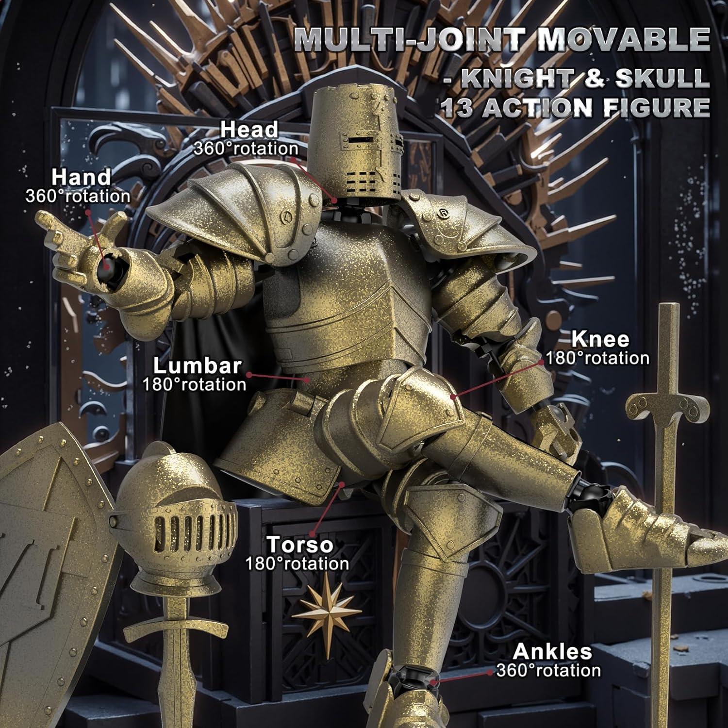 Juego de 8 Figuras de Acción BOZOBO Titan 13 Multiarticuladas