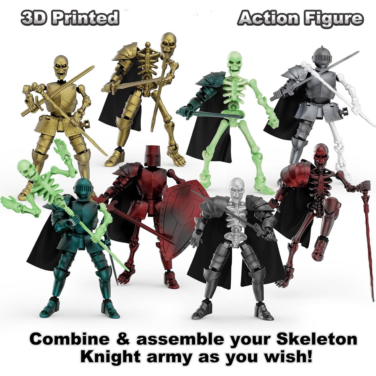 Juego de 8 Figuras de Acción BOZOBO Titan 13 Multiarticuladas