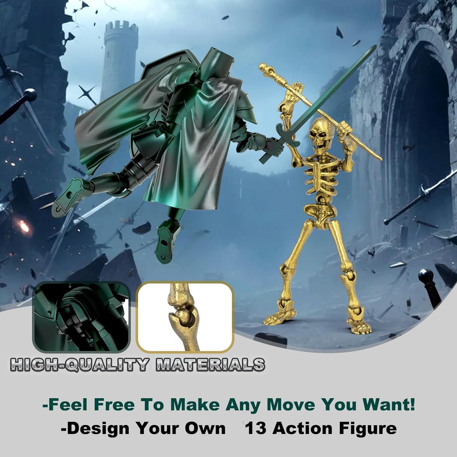 Juego de 8 Figuras de Acción BOZOBO Titan 13 Multiarticuladas