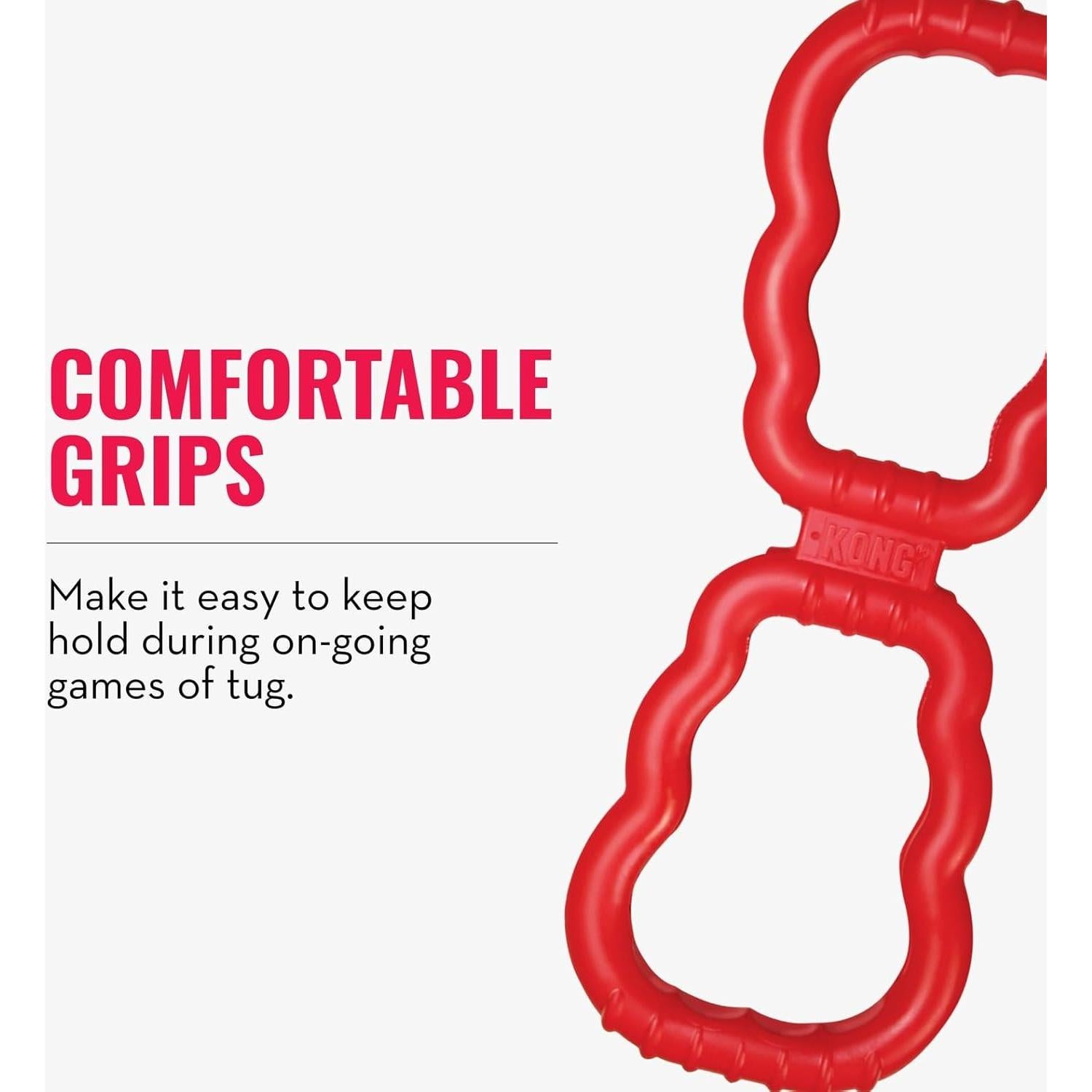 Juguete de Tirar KONG para Perros Medianos/Grandes - Goma Natural