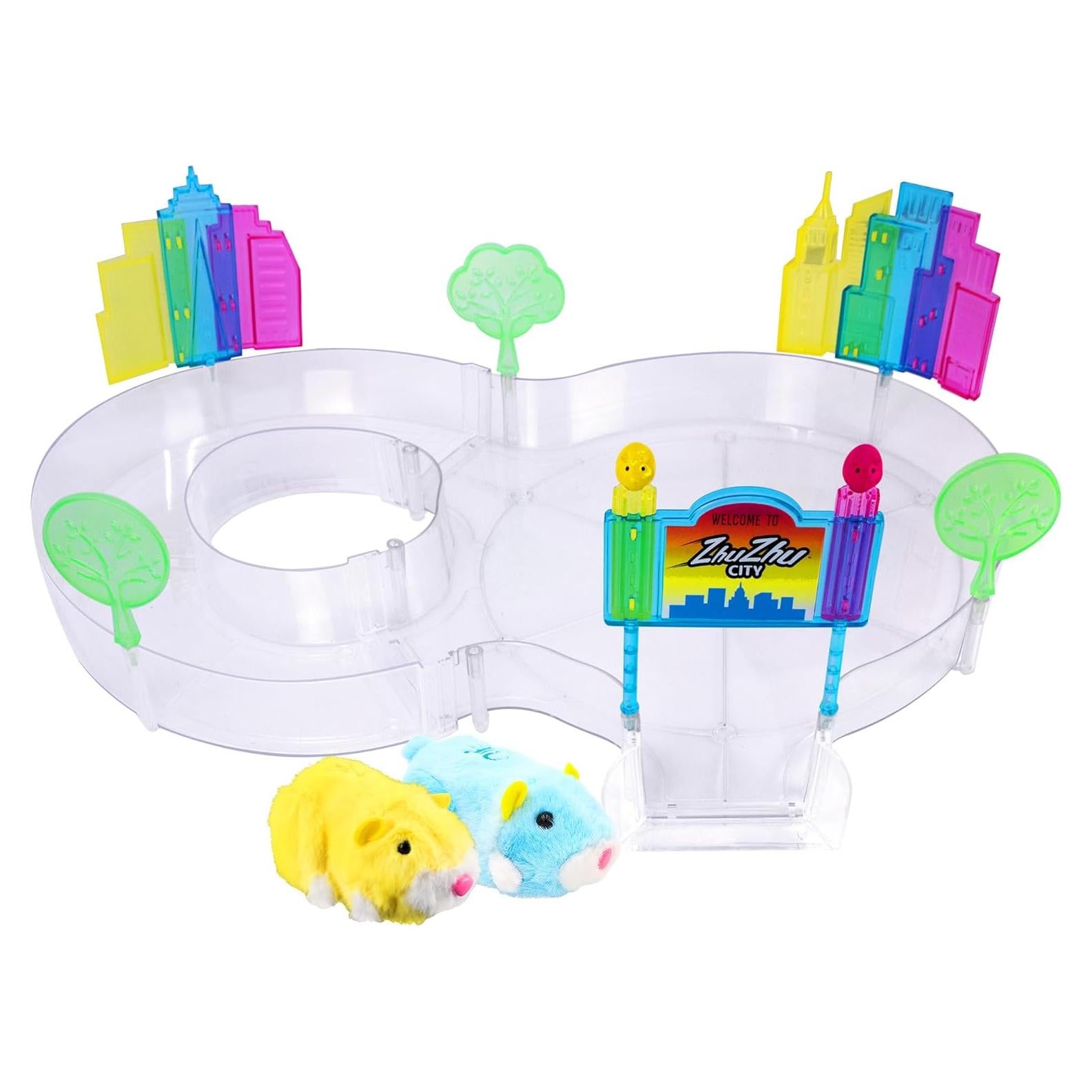 Juego de Inicio ZhuZhu Centro de la Ciudad con 2 Hámsters