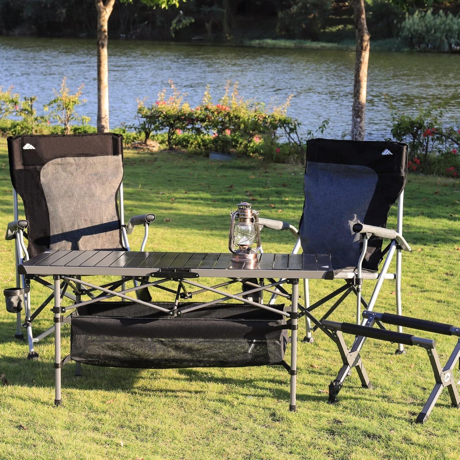 Sillas de Camping Plegables Ablazer 2 Pack Soporta 158kg