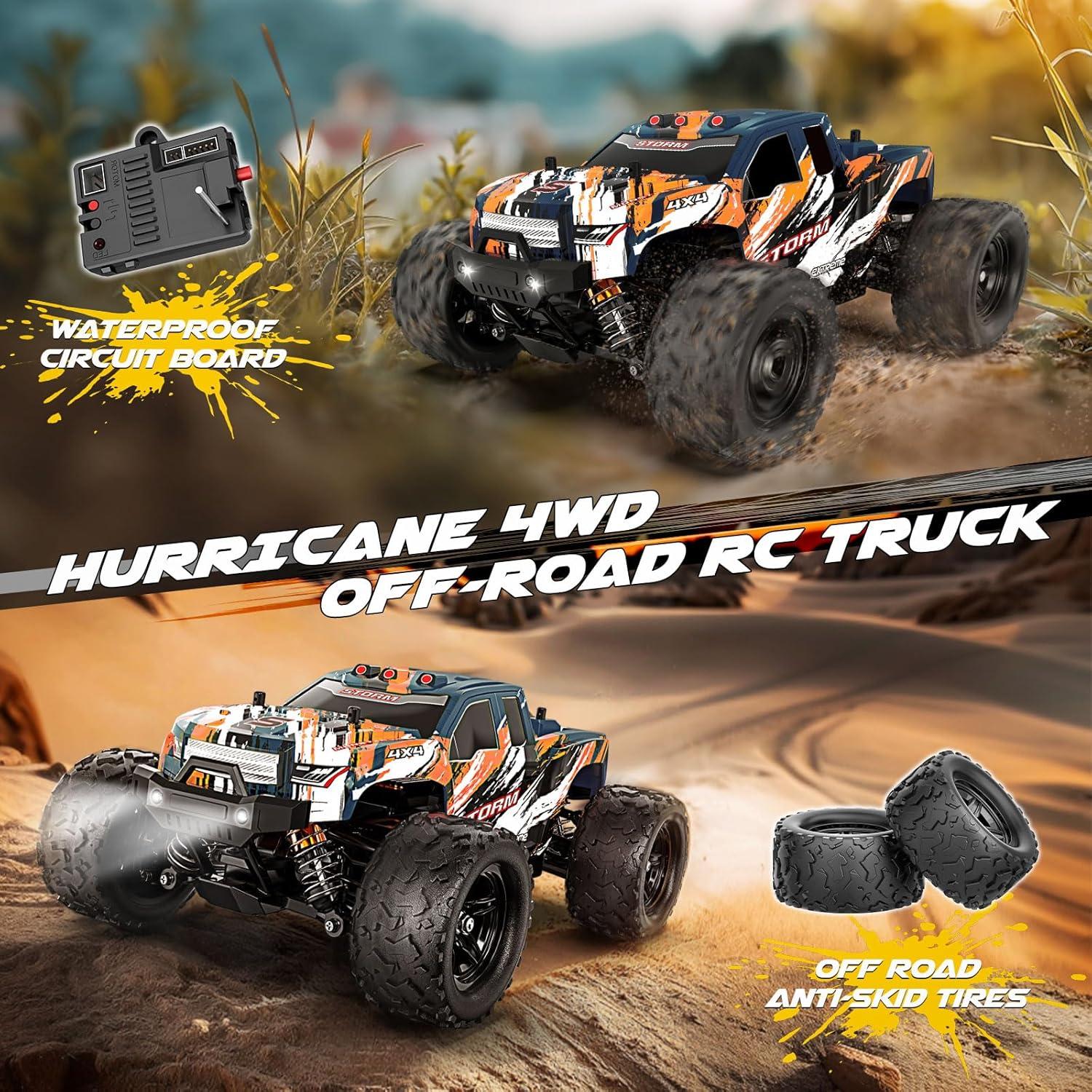 Coche RC Todo Terreno YESHIN 1:18 4WD 40 km/h con 2 Baterías