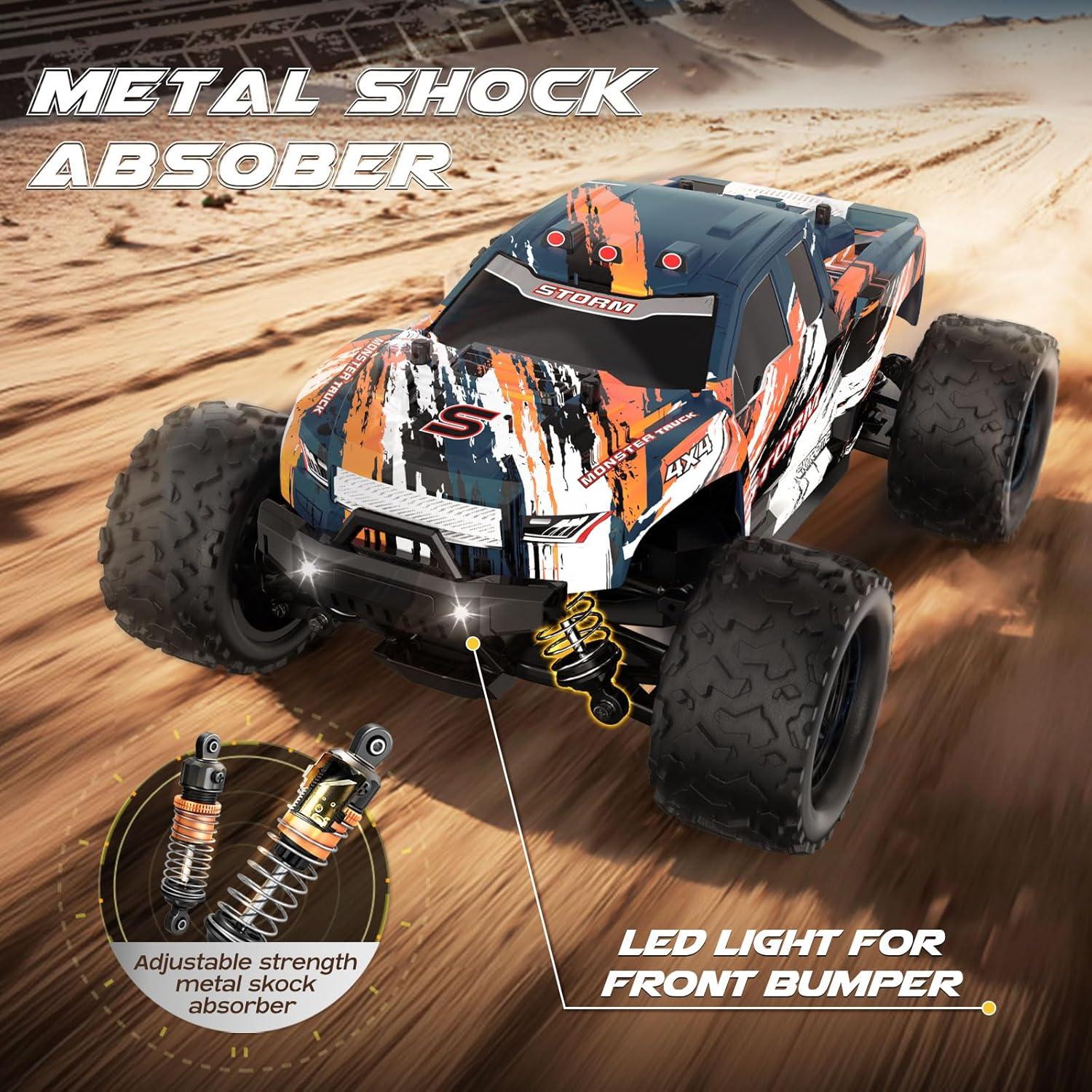 Coche RC Todo Terreno YESHIN 1:18 4WD 40 km/h con 2 Baterías