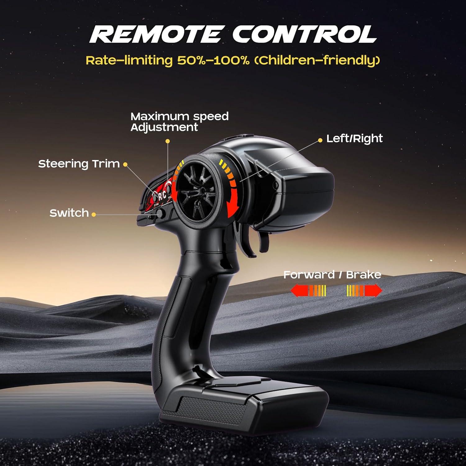 Coche RC Todo Terreno YESHIN 1:18 4WD 40 km/h con 2 Baterías