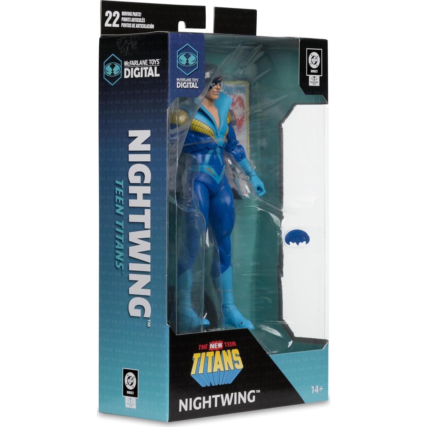 Figura de acción Nightwing McFarlane Toys 17.78 cm con coleccionable