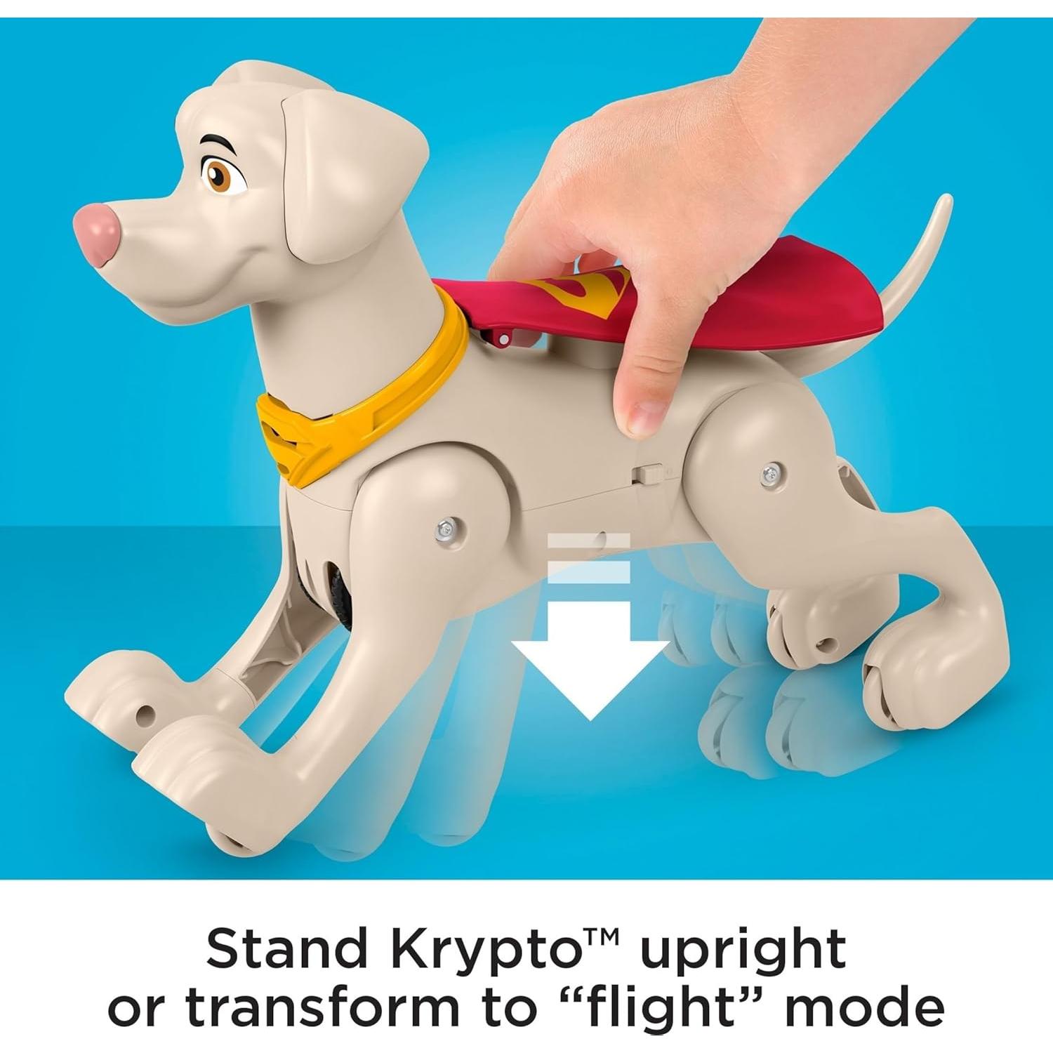 Figura Motorizada Krypto Superperro Fisher-Price 40cm 3+ Años