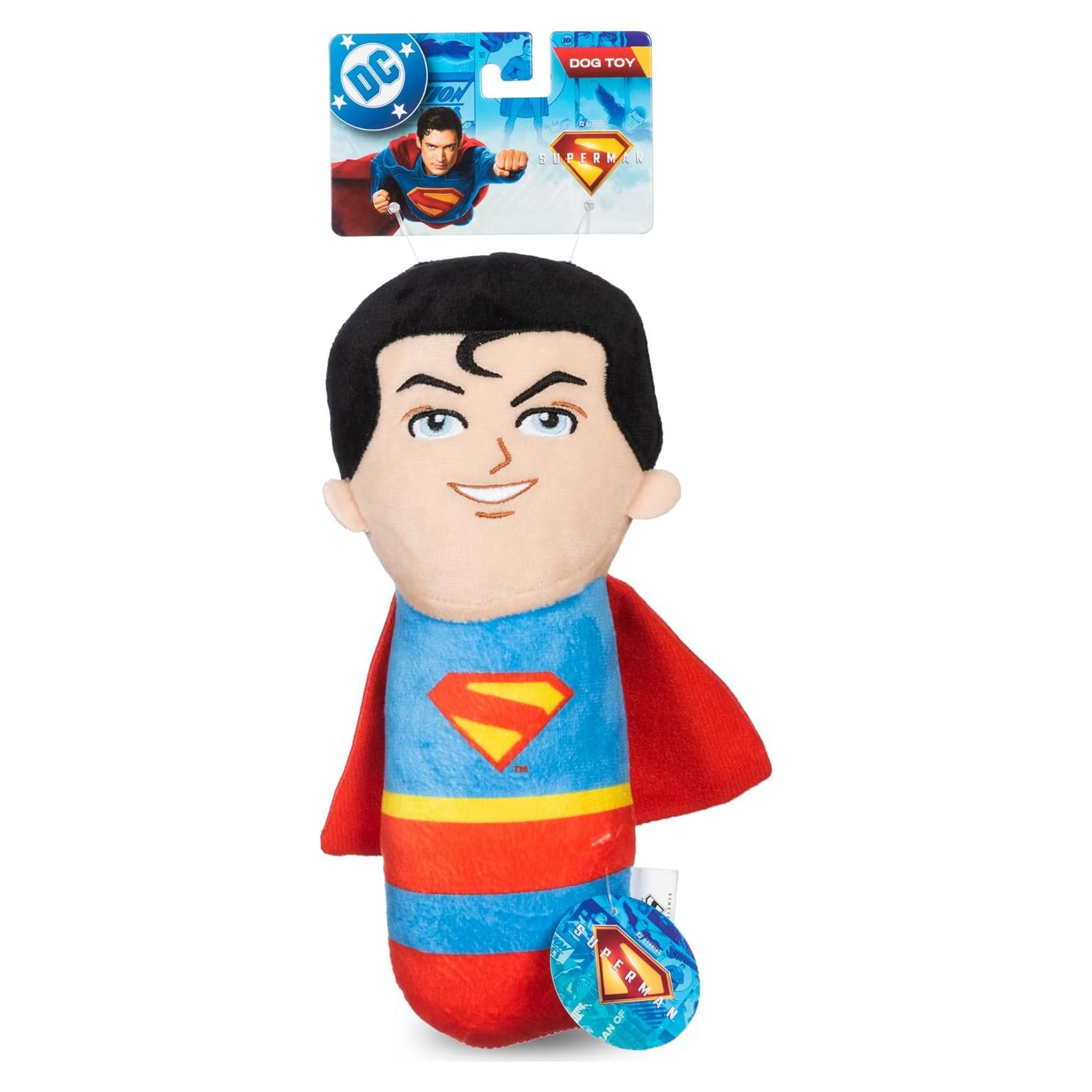Juguete de Peluche para Perros DC Superman 20cm con Squeaker